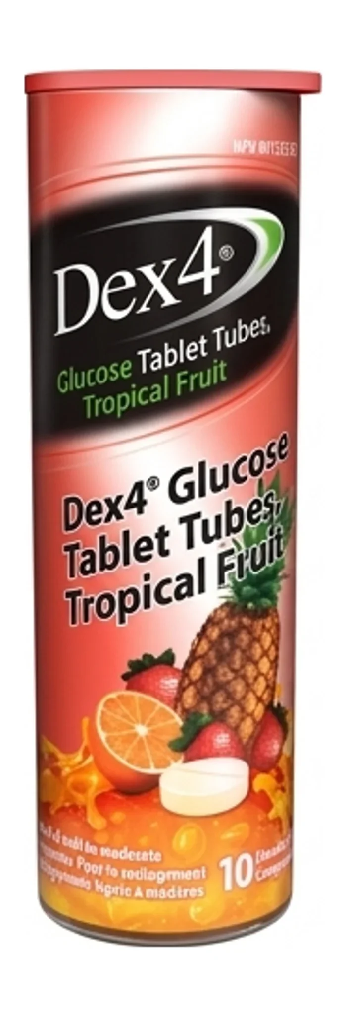 Dex4® Glucose Tablet Tubes, Tropical Fruit