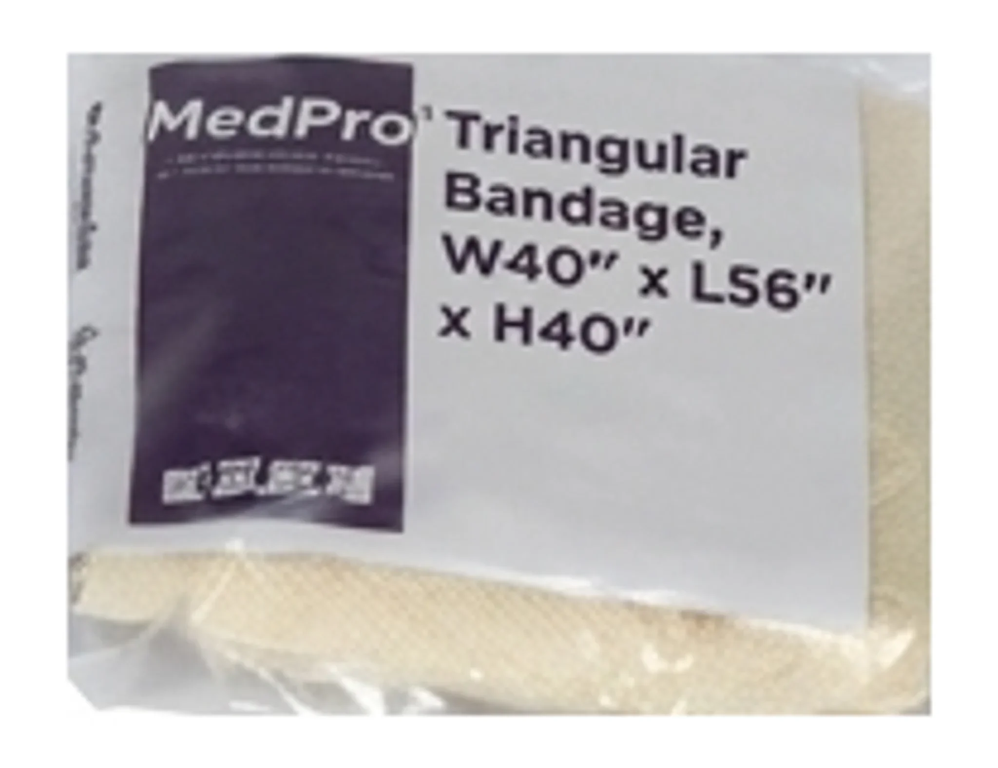 MedPro® Triangular Bandage, W40" x L56" x H40"