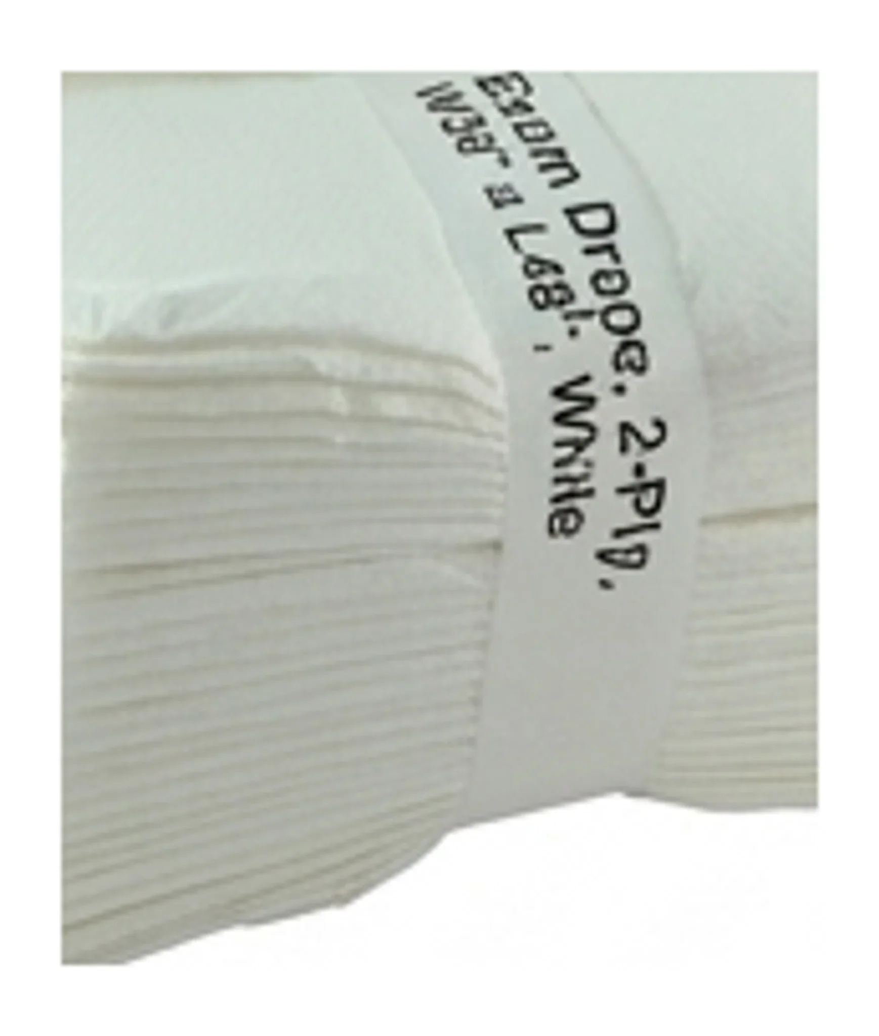 Exam Drape, 2-Ply, W36" x L48", White
