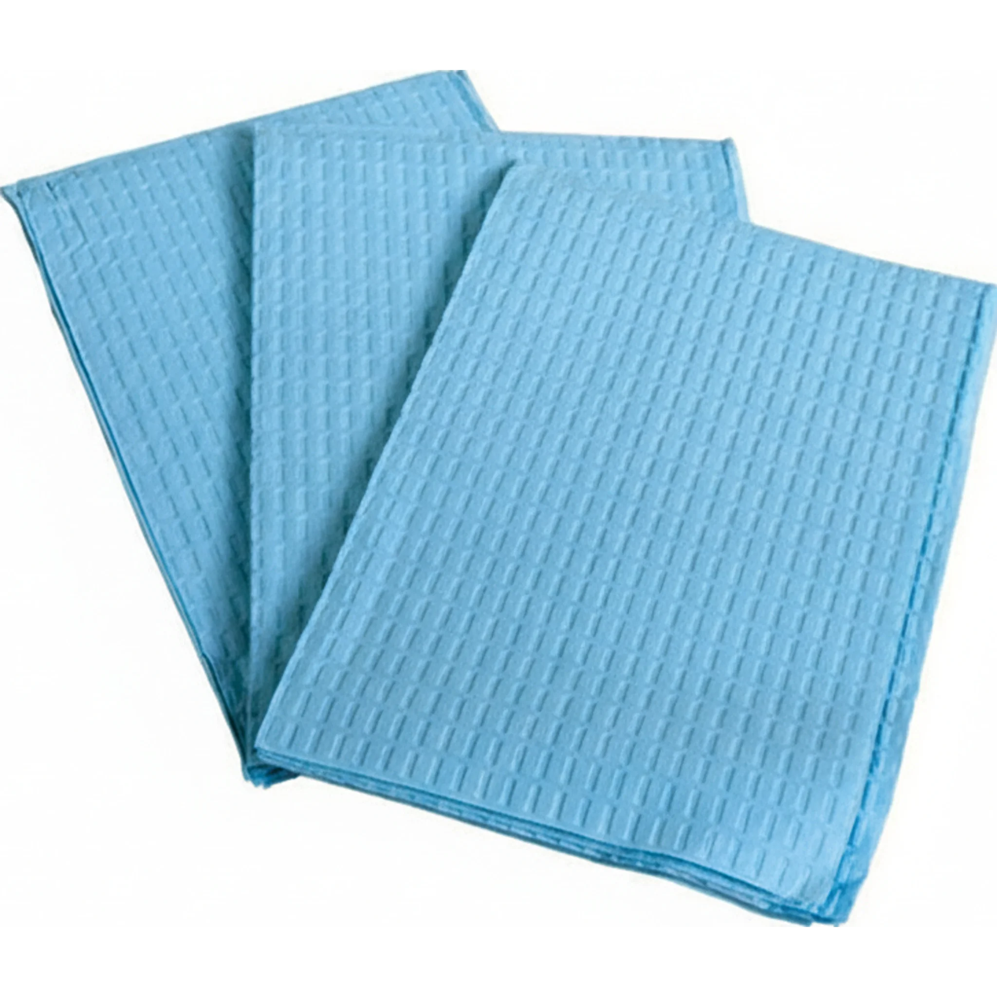 Protective Towel, 2-Ply, W13.5" x L18" Blue