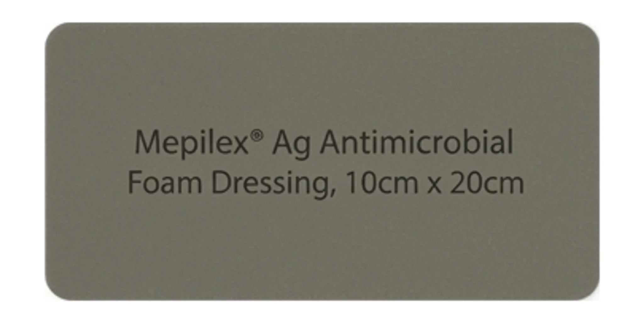 Mepilex® Ag Antimicrobial Foam Dressing, 10cm x 20cm