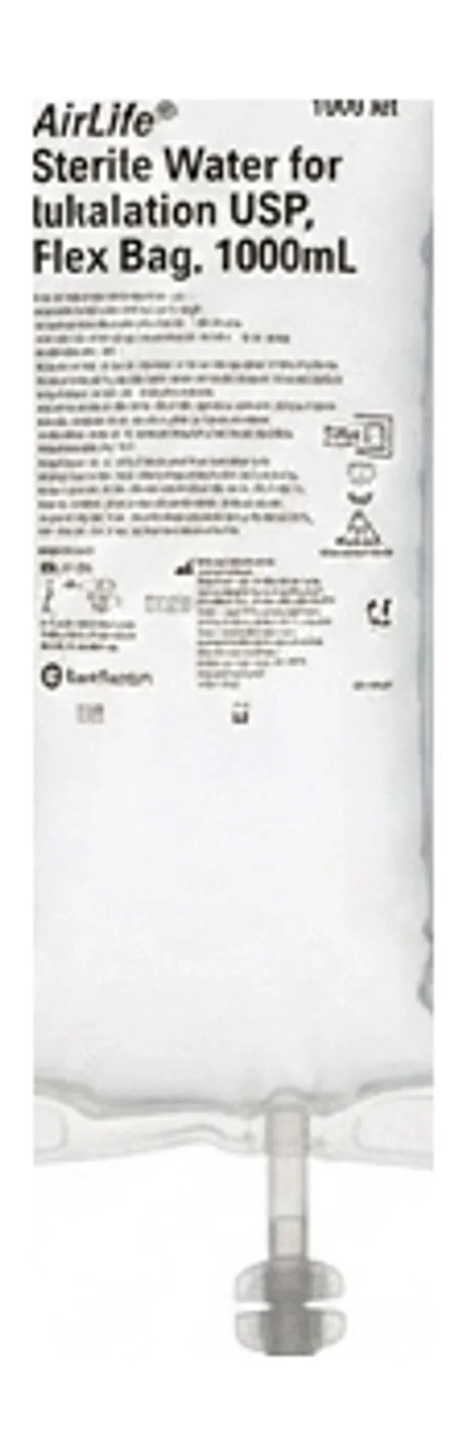 AirLife® Sterile Water for Inhalation USP, Flex Bag, 1000mL