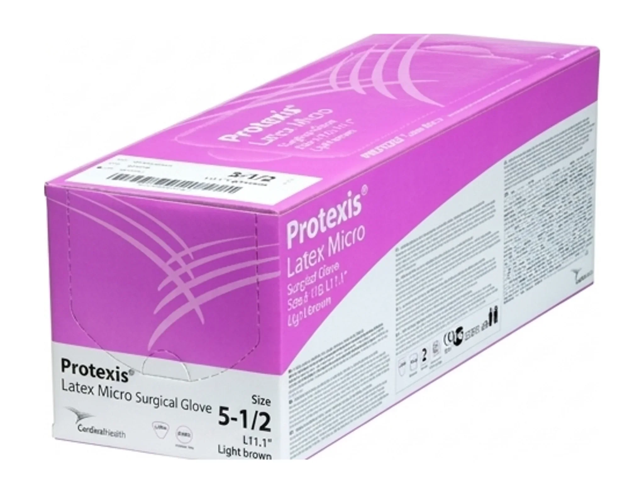 Protexis® Latex Micro Surgical Glove, Size 5-1/2, L11.1" Light brown