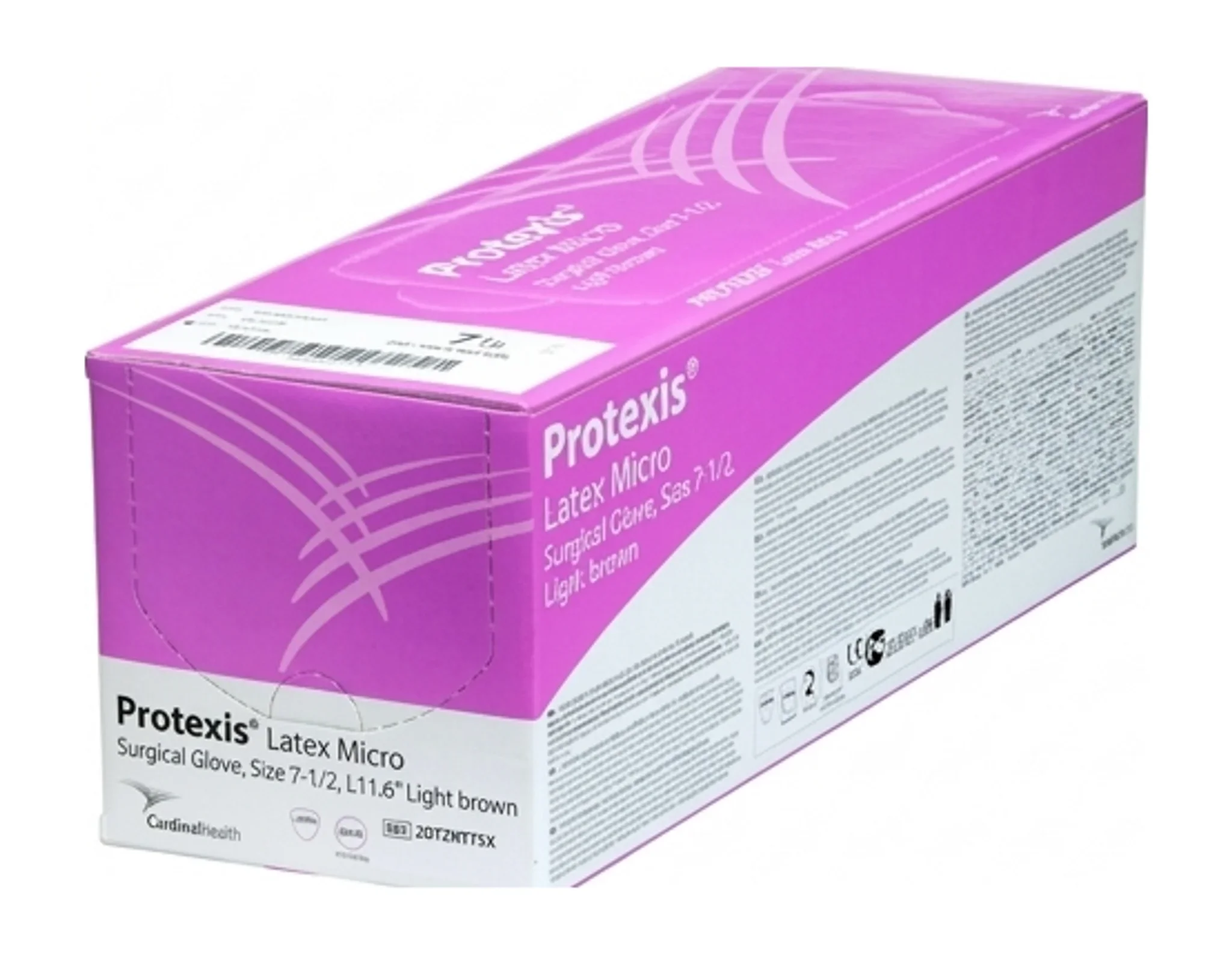 Protexis® Latex Micro Surgical Glove, Size 7-1/2, L11.6" Light brown