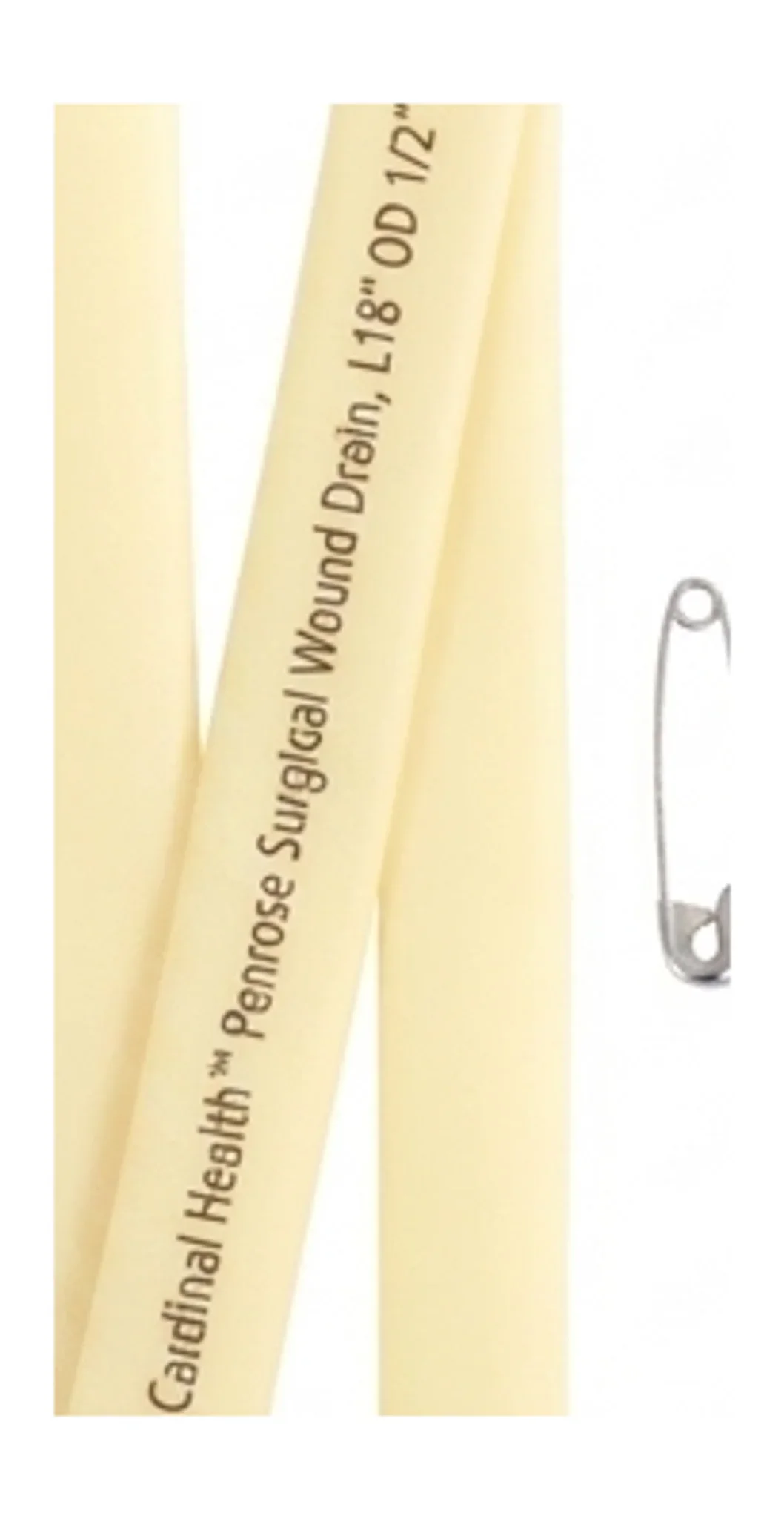 Cardinal Health™ Penrose Surgical Wound Drain, L18" OD 1/2"