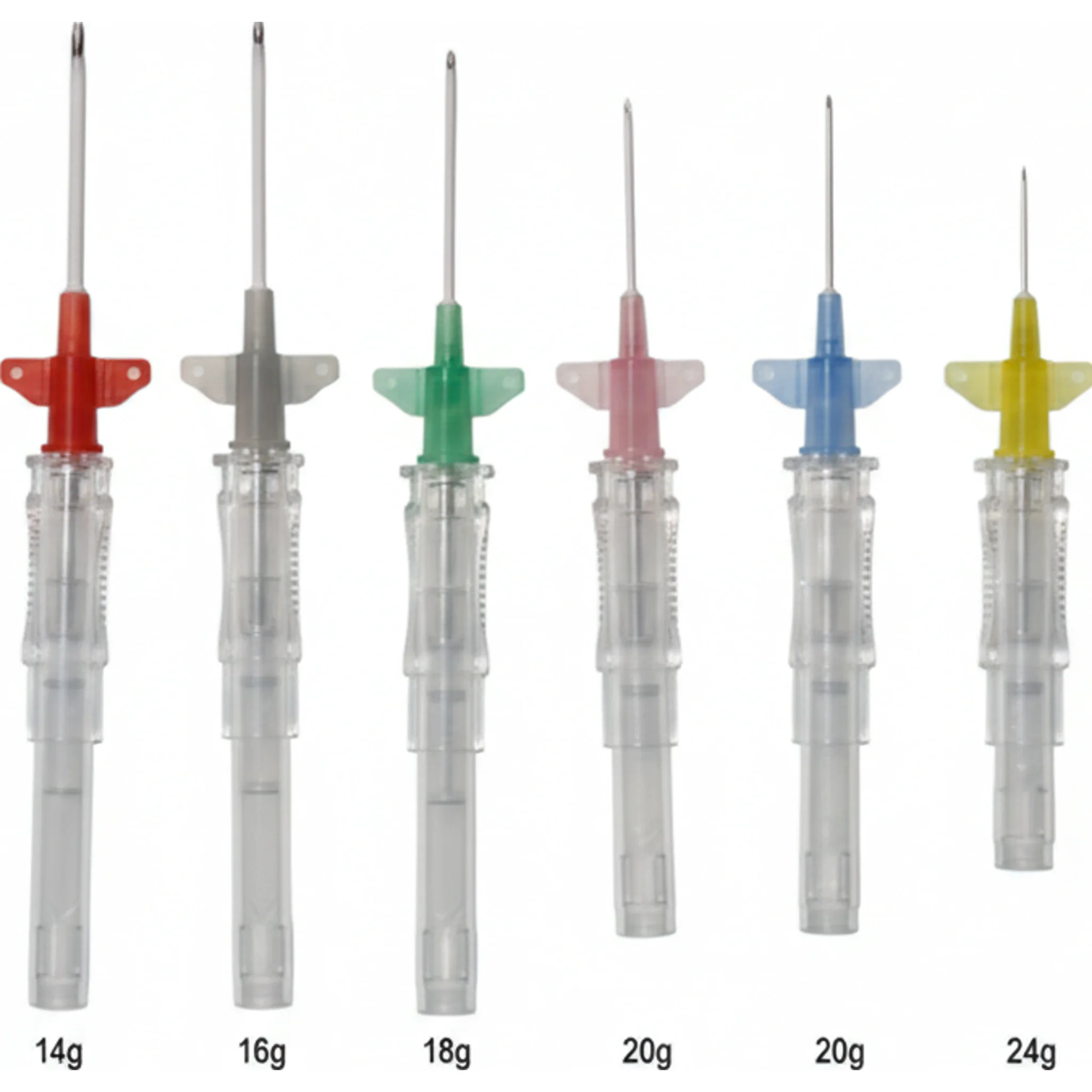 Jelco® Protectiv®-W Safety Intravenous Catheter, Winged Hub, 1-1/4" 16GA, Gray