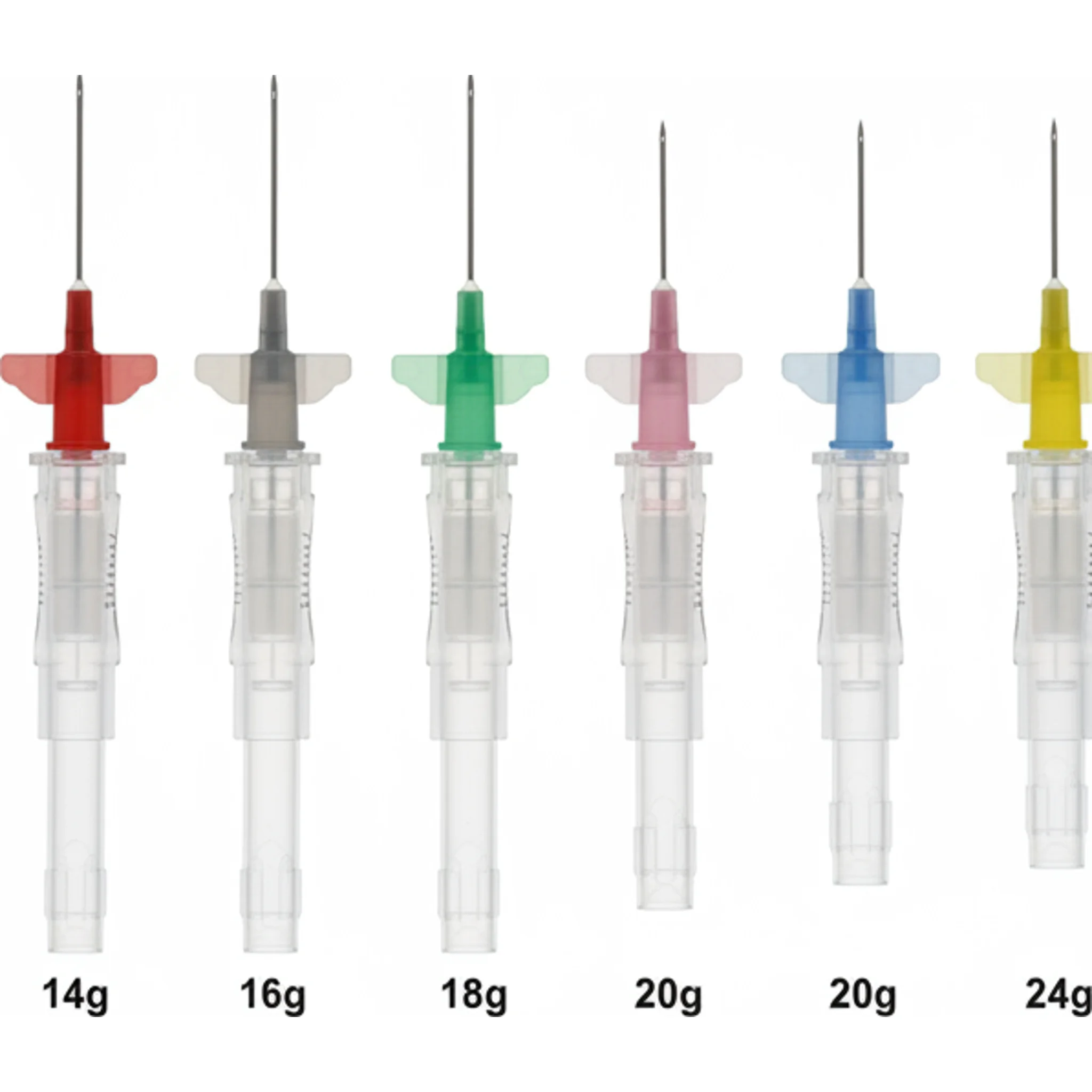 Jelco® Protectiv® Plus-W Safety Intravenous Catheter, Winged Hub, 1-1/4" 16GA, Gray
