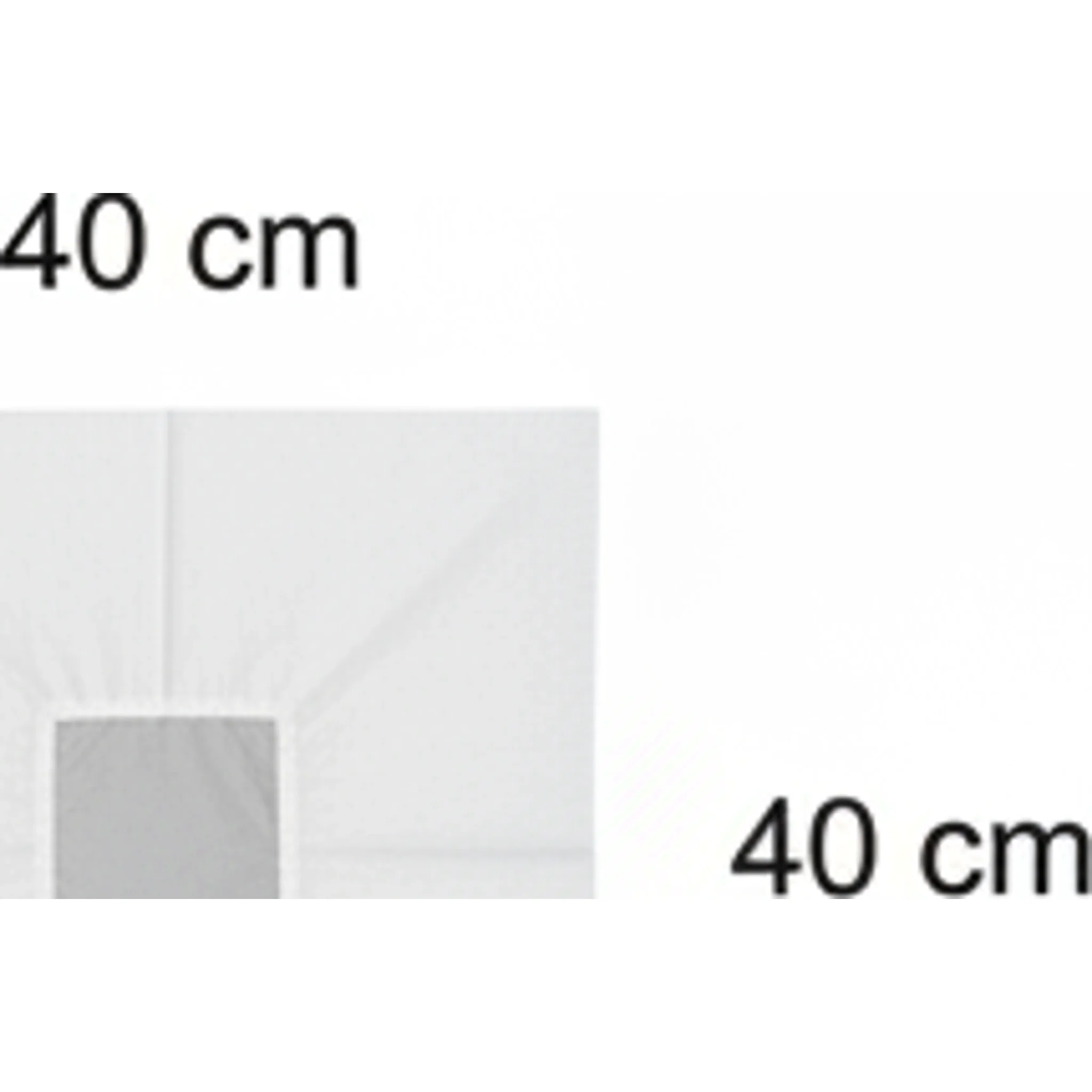 Steri-Drape™ Surgical Drape, Small, W40cm x L40cm, 9.9cm x 12.5cm Incise Area, Clear
