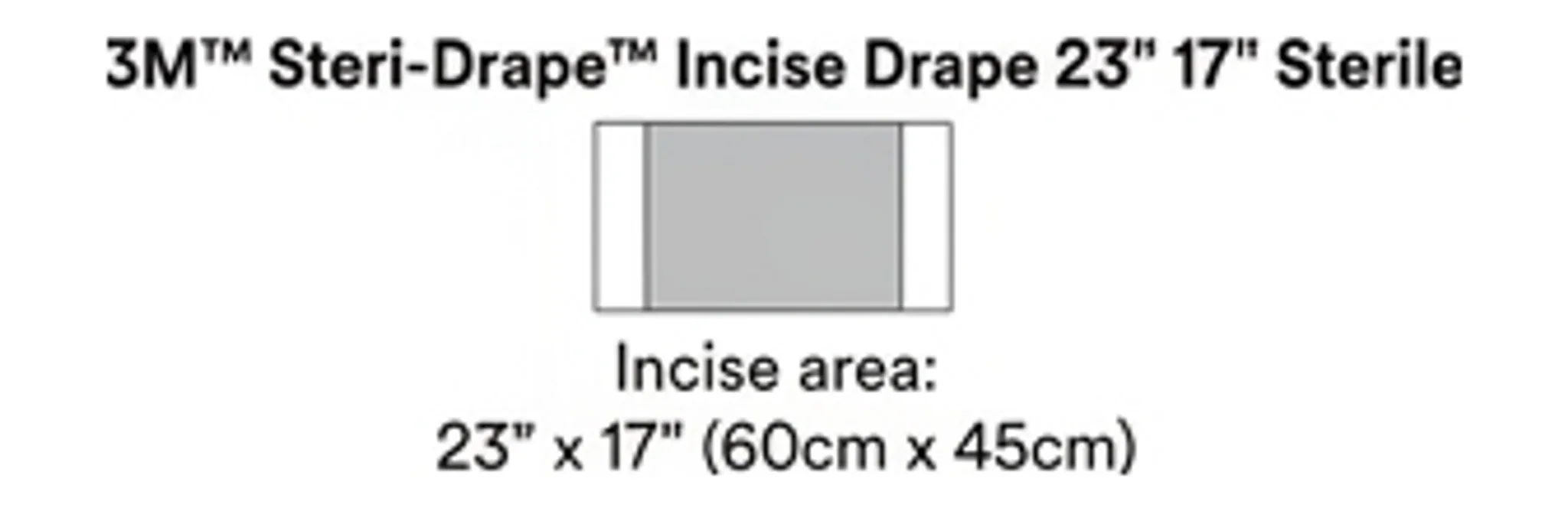 Steri-Drape™ Incise Drape 23" X 17" Sterile