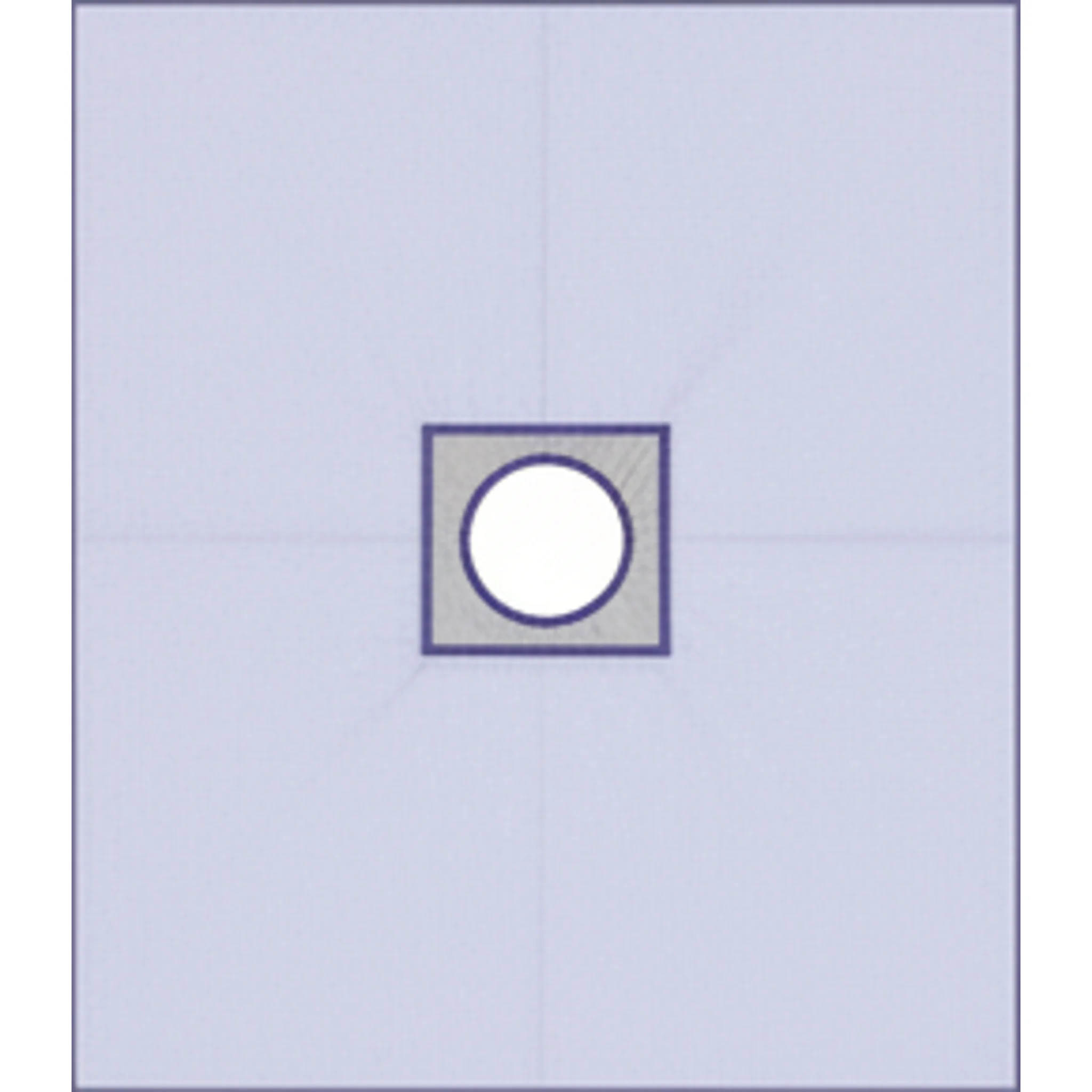 Steri-Drape™ Minor Procedure Drape, 6.5cm Adhesive Aperture, W56cm x L64cm