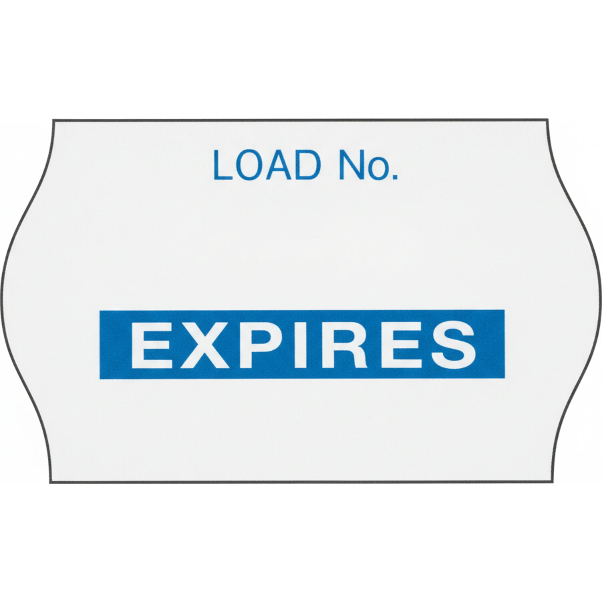 Comply™ Sterilization Load Label, Expires Format, Blue