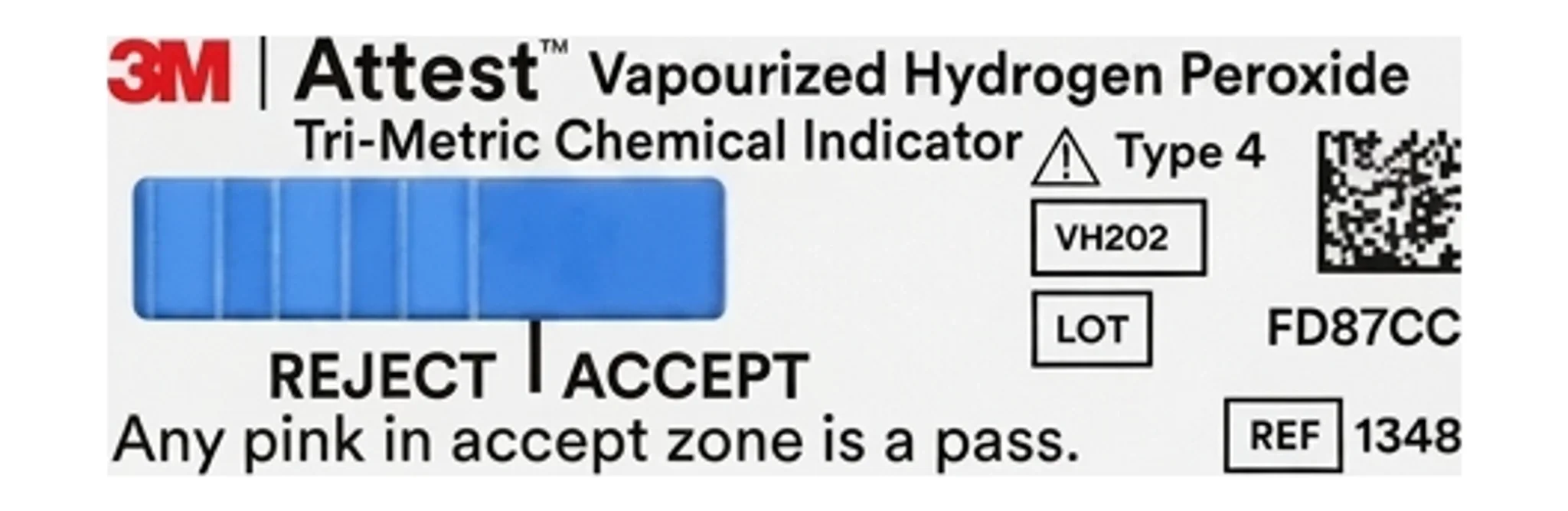 3M™ Attest™ Vapourized Hydrogen Peroxide Tri-Metric Chemical Indicator