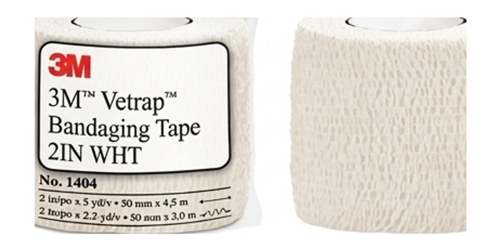 3M™ Vetrap™ Bandaging Tape 2IN WHT