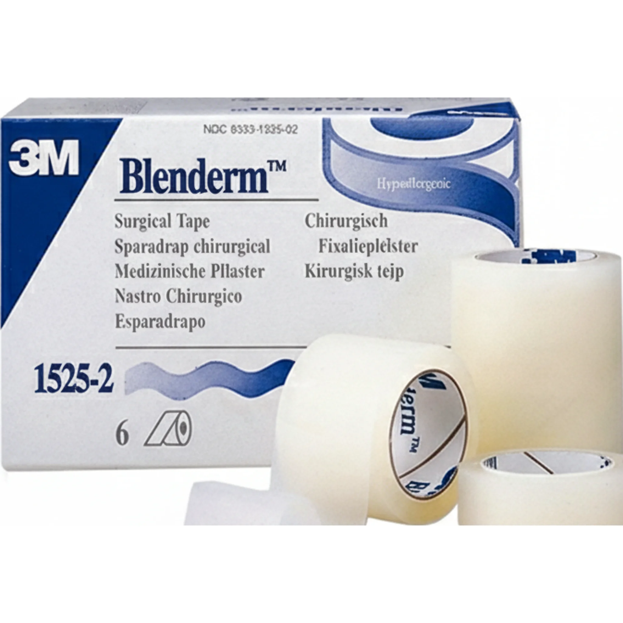 Blenderm™ Surgical Tape, 50mm x 4.5m, Clear, Latex-Free