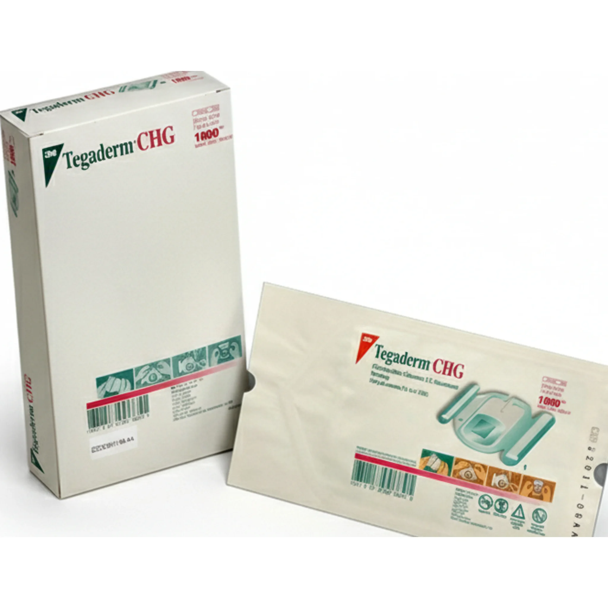 Tegaderm™ CHG Chlorhexidine Gluconate IV Securement Dressing, 7cm x 8.5cm