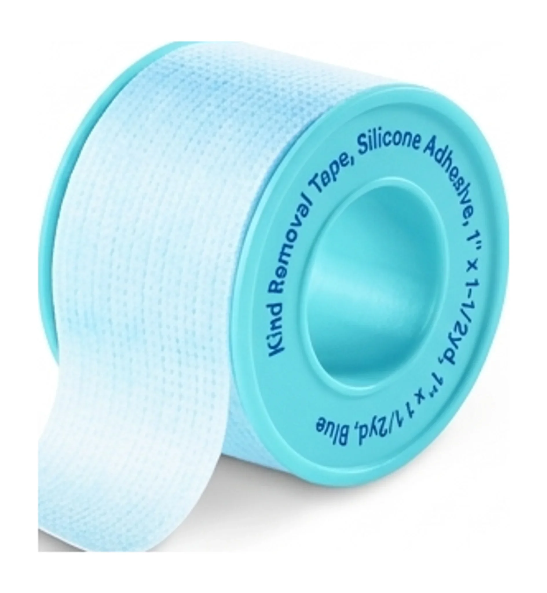 Kind Removal Tape, Silicone Adhesive, 1" x 1-1/2yd, Blue