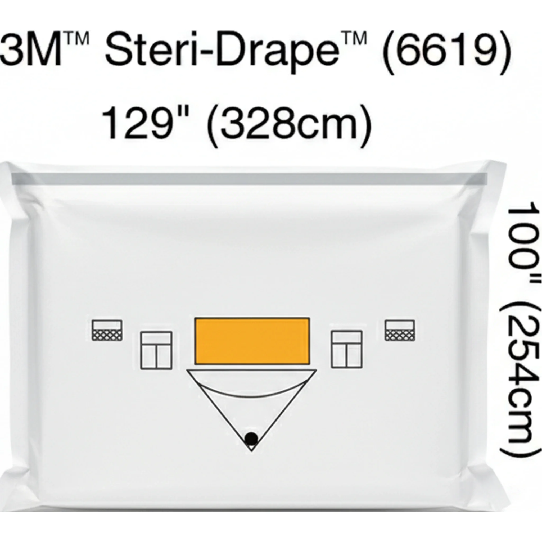 3M™ Steri-Drape™ Isolation Drape with Ioban™ 2 Incise Film and Pouch, 129" x 100"