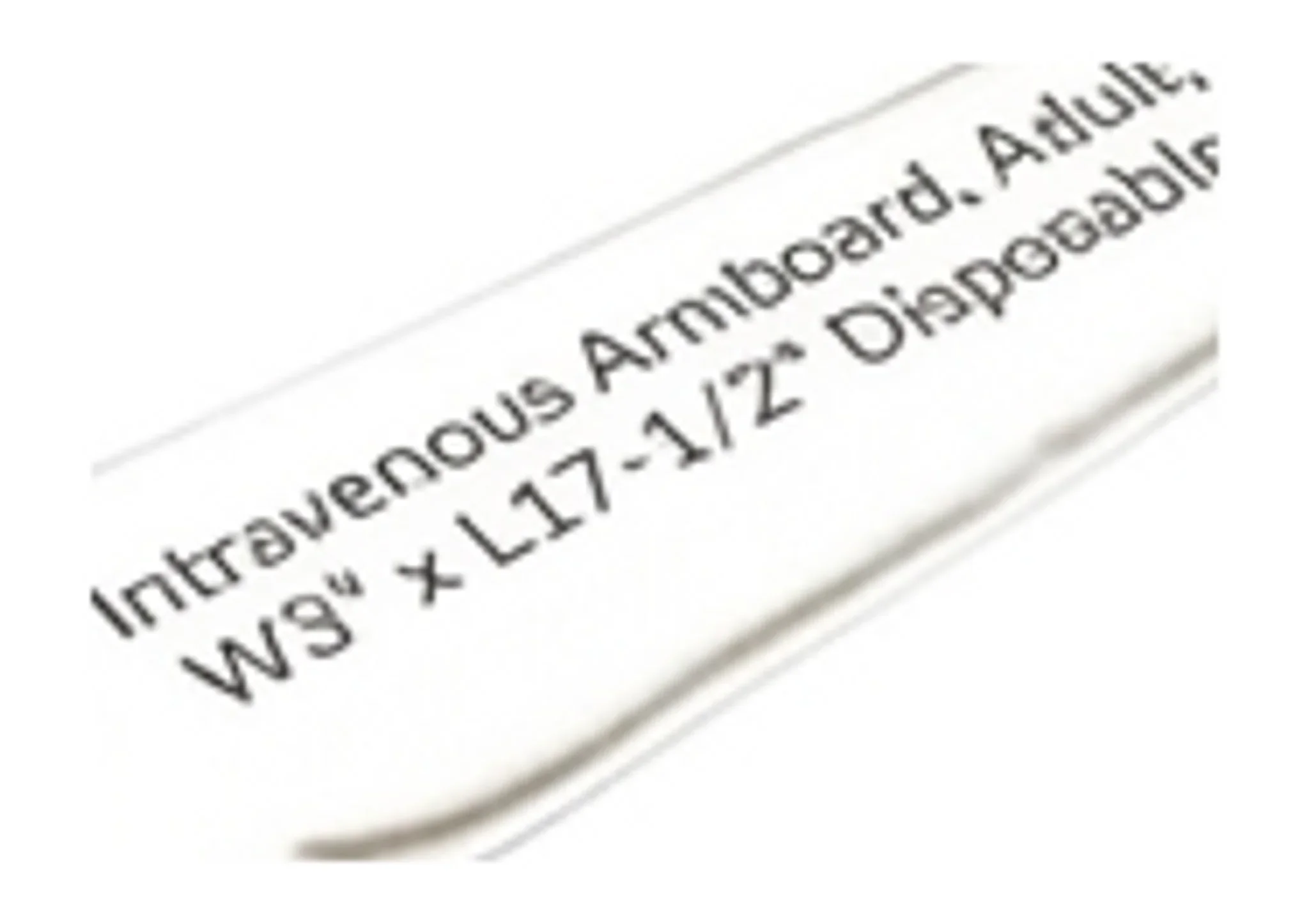 Intravenous Armboard, Adult, W3" x L17-1/2" Disposable