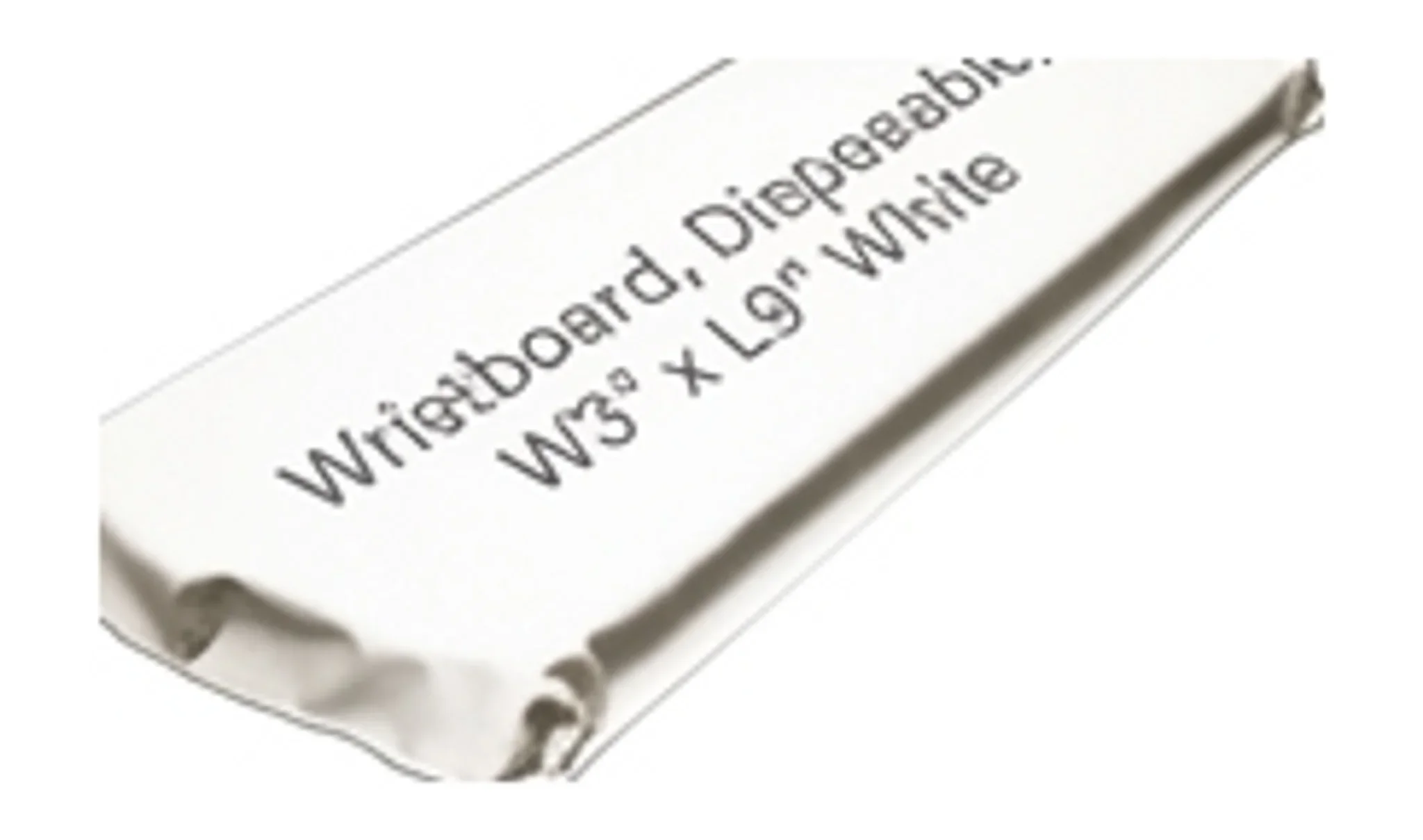 Wristboard, Disposable, W3" x L9" White