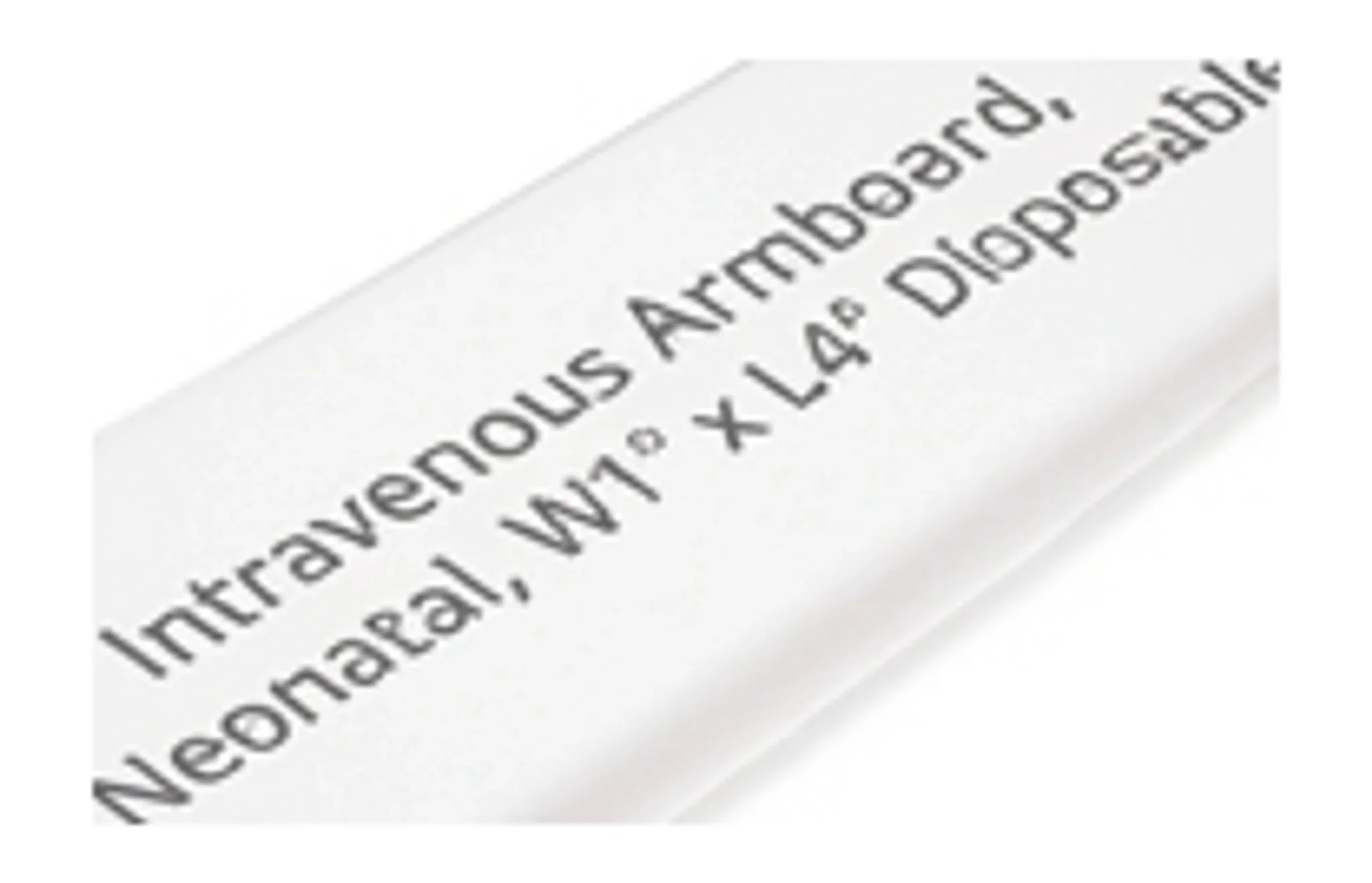 Intravenous Armboard, Neonatal, W1" x L4" Disposable