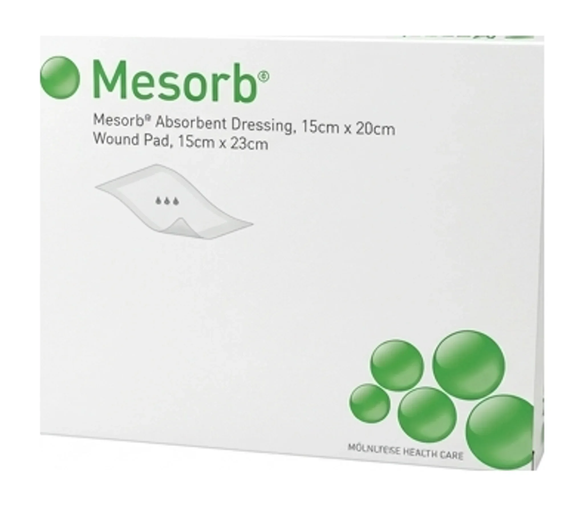 Mesorb® Absorbent Dressing, 15cm x 20cm Wound Pad, 15cm x 23cm