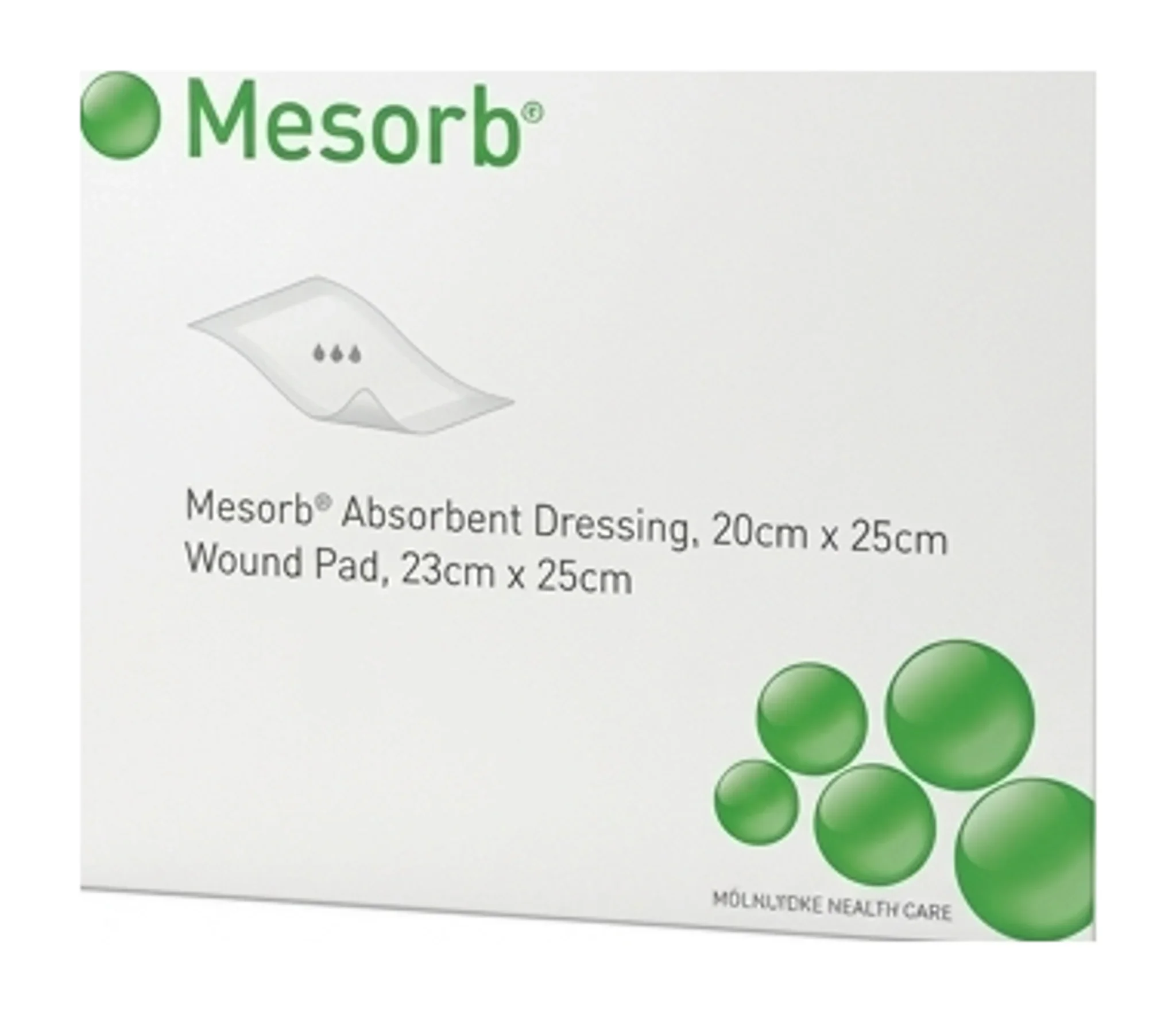 Mesorb® Absorbent Dressing, 20cm x 25cm Wound Pad, 23cm x 25cm