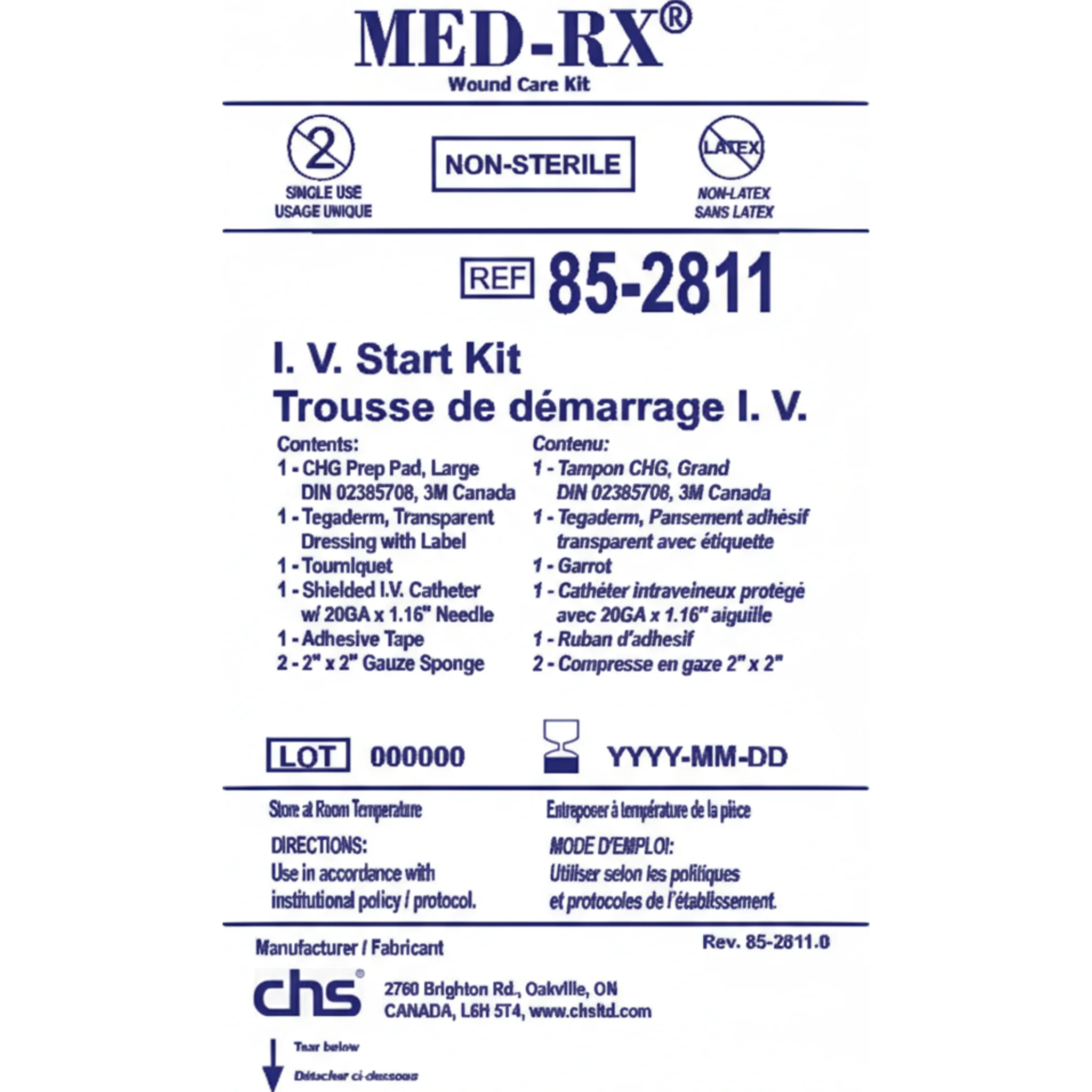 Med-Rx® IV Start Kit- 85-2811
