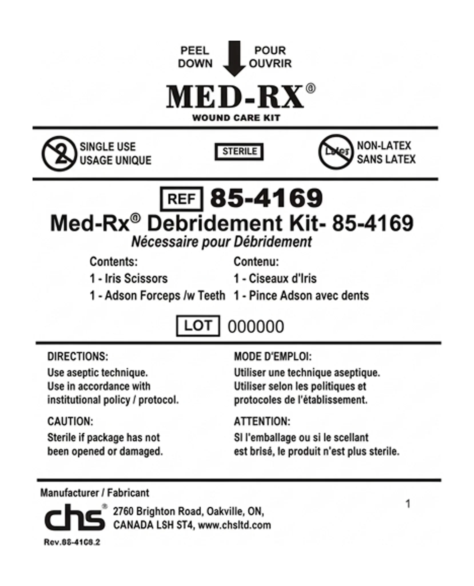 Med-Rx® Debridement Kit- 85-4169