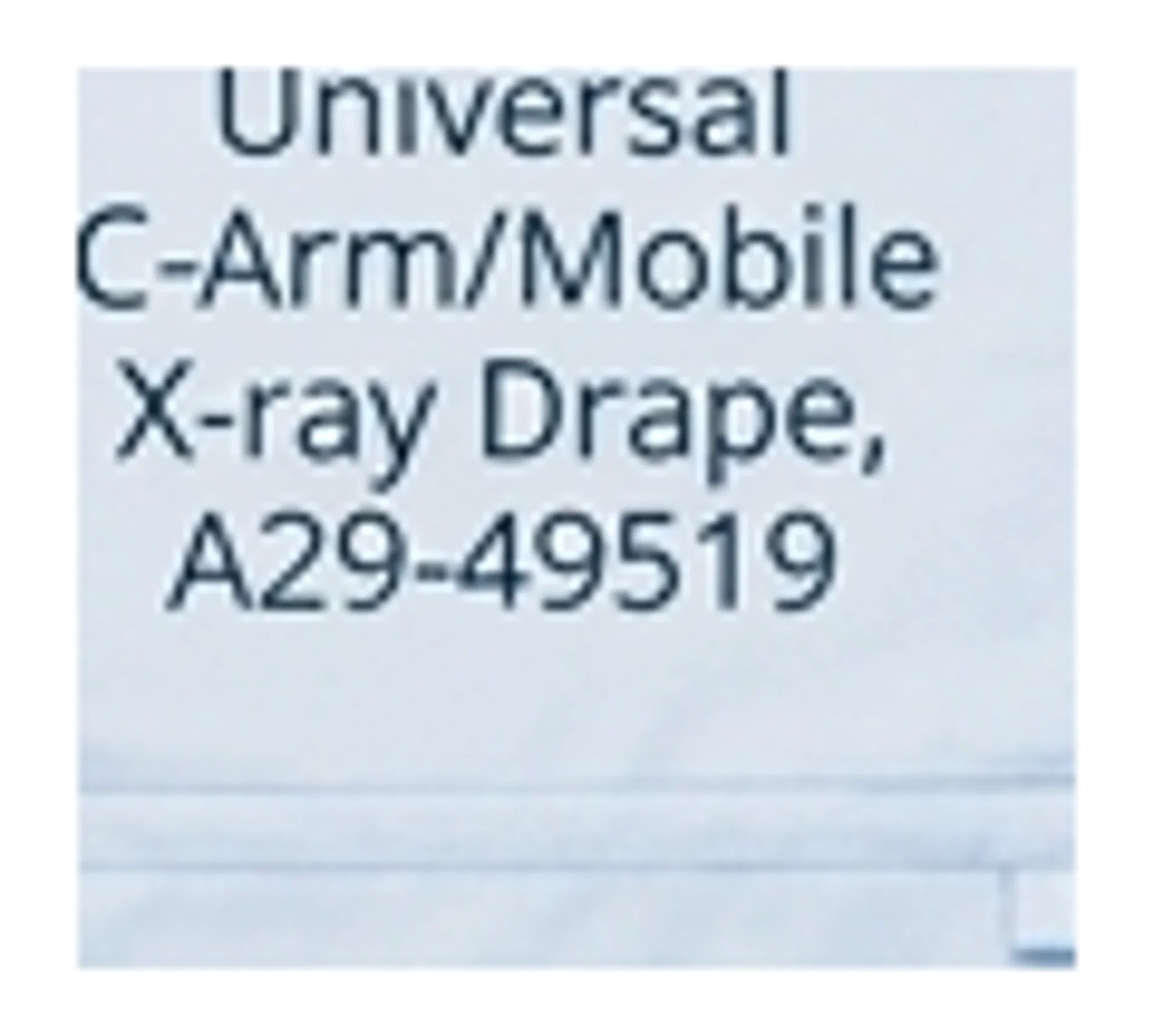 Universal C-Arm/Mobile X-ray Drape, A29-49519