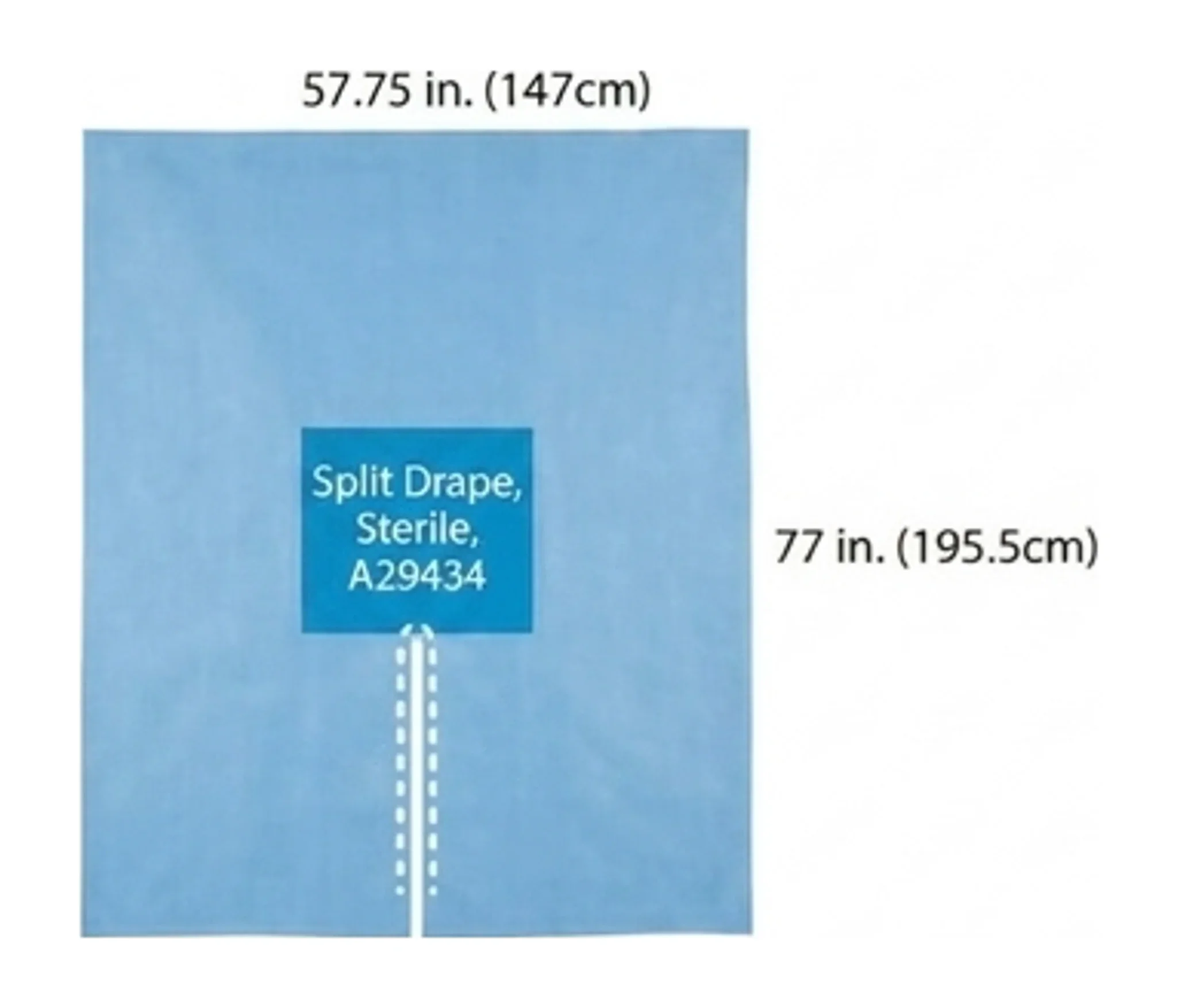 Split Drape, Sterile, A29434