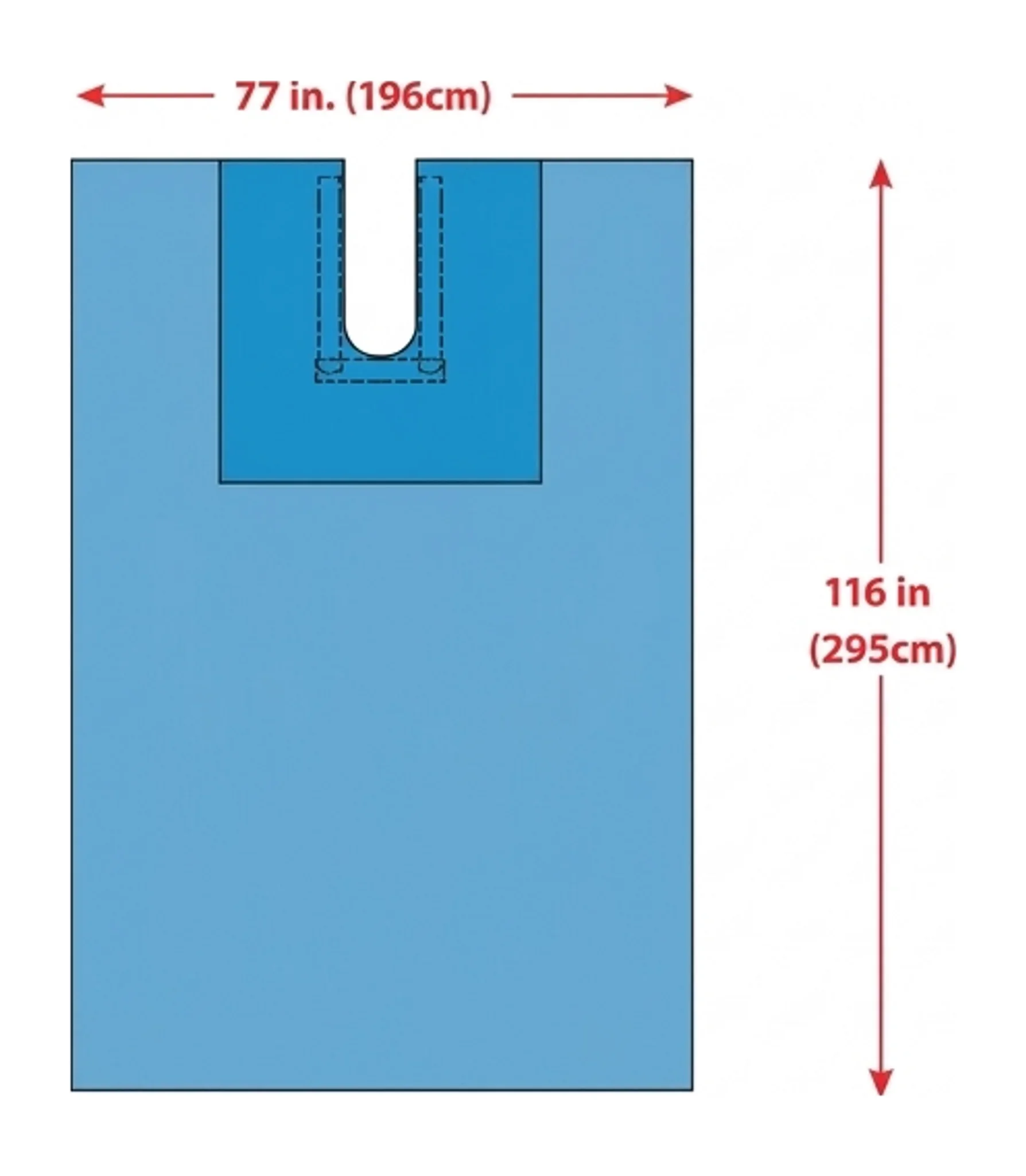 Cardinal Health™ HD Split Drape - A59364