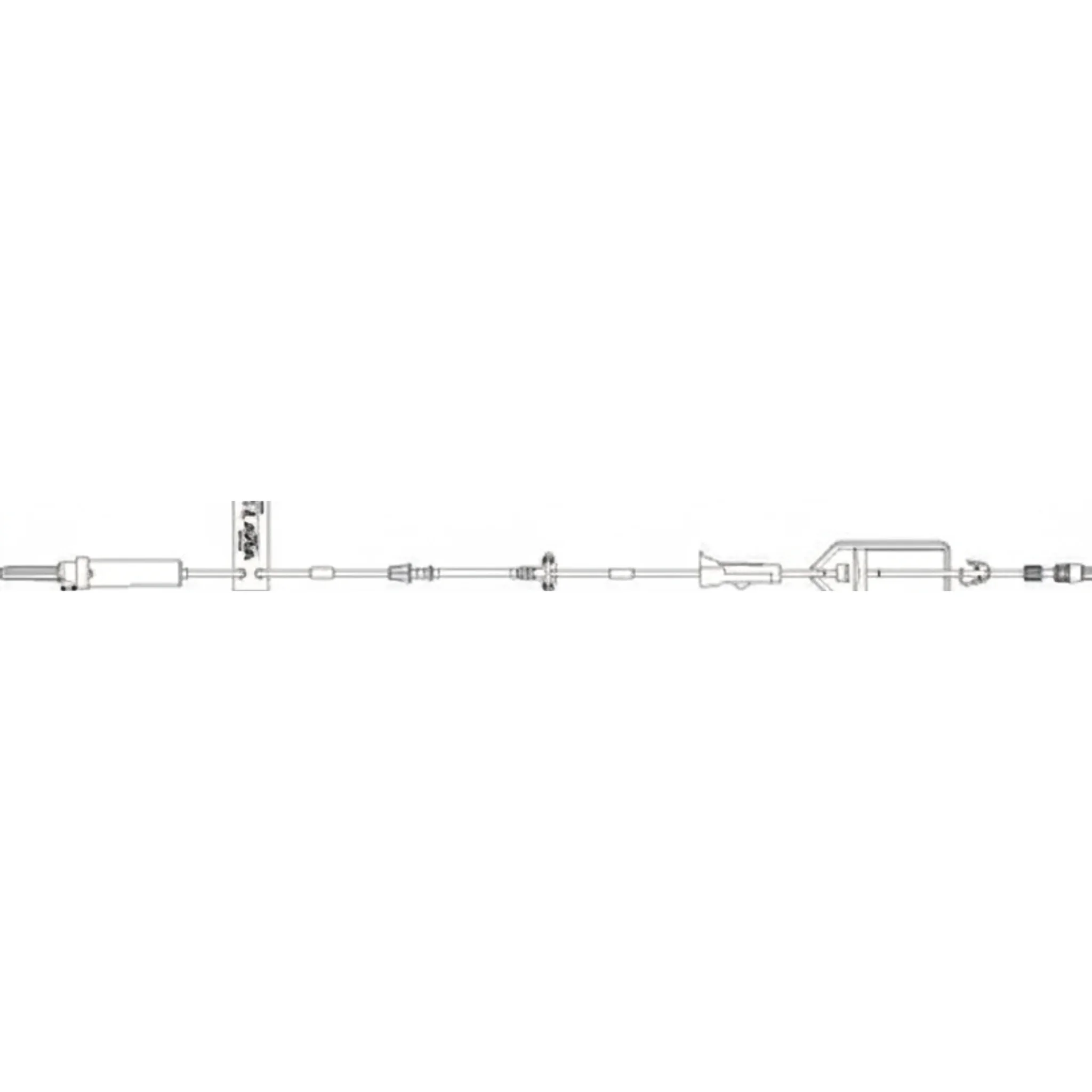 Infusion Set, 27mL Priming Volume, for the Alaris Pump module, L122"