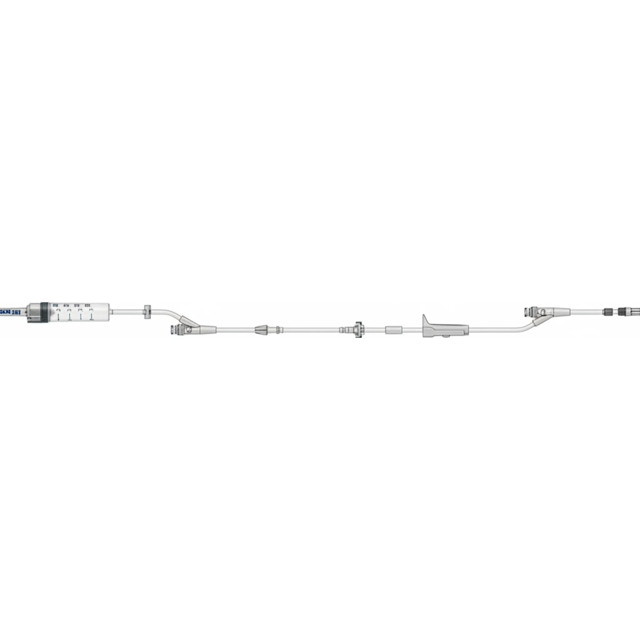 Infusion Set, Standardbore Tubing, 20 Drops, 25mL Priming Volume, L117"