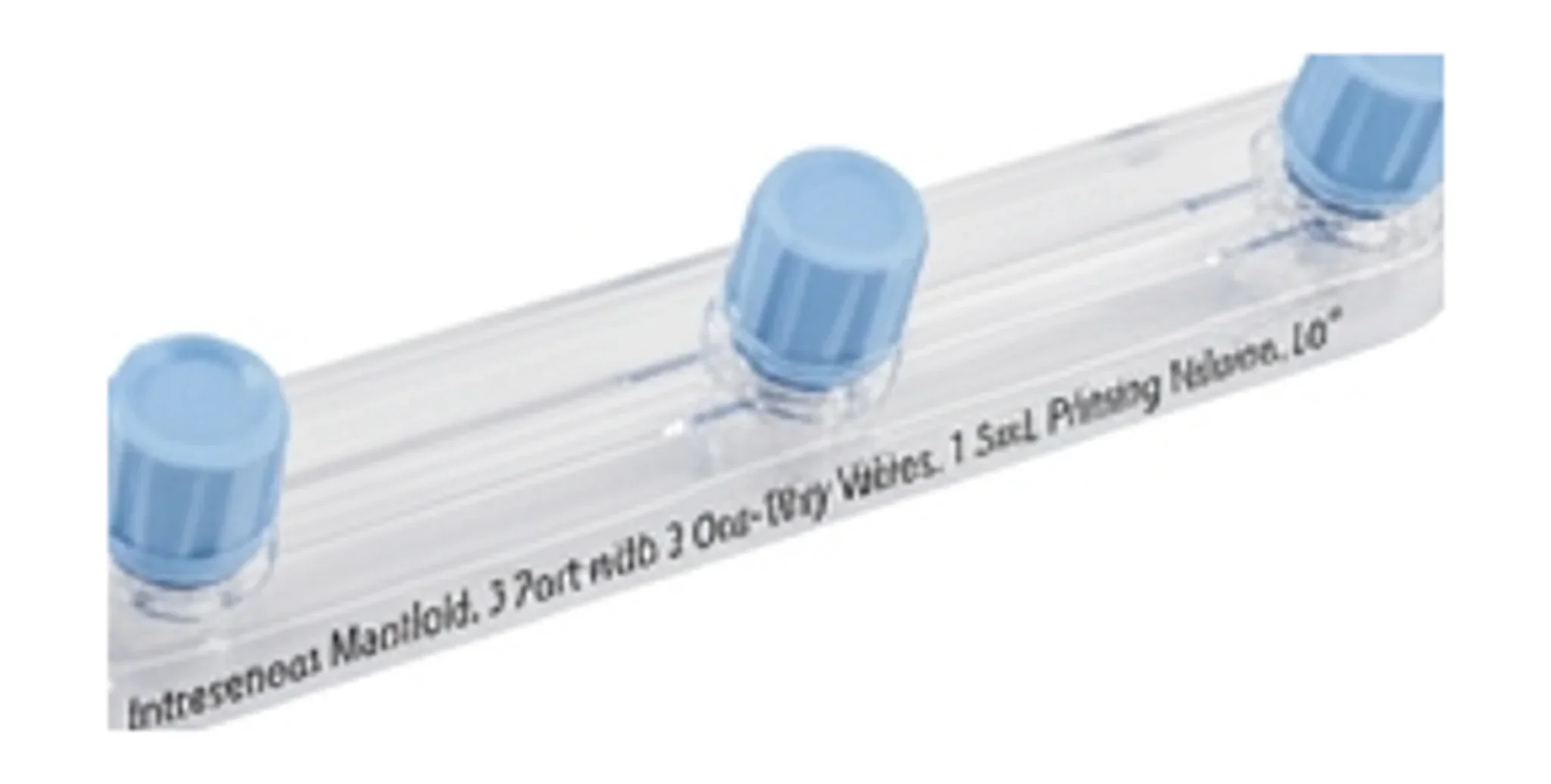 Intravenous Manifold, 3 Port with 3 One-Way Valves, 1.5mL Priming Volume, L6"