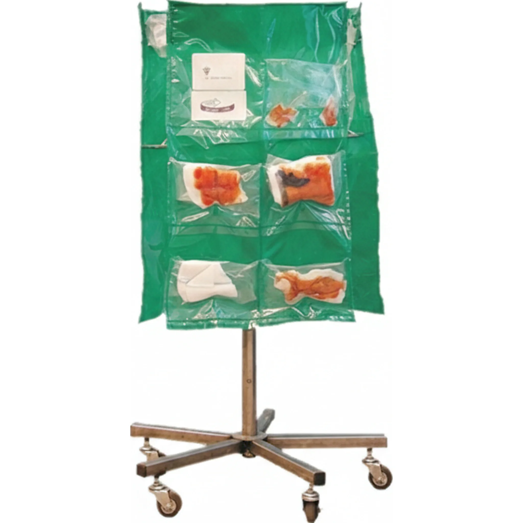 Sponge Counting Panel, Countway System, 5 Pockets, Green