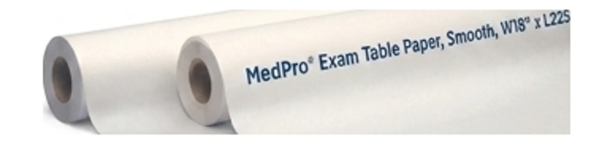 MedPro® Exam Table Paper, Smooth, W18" x L225'
