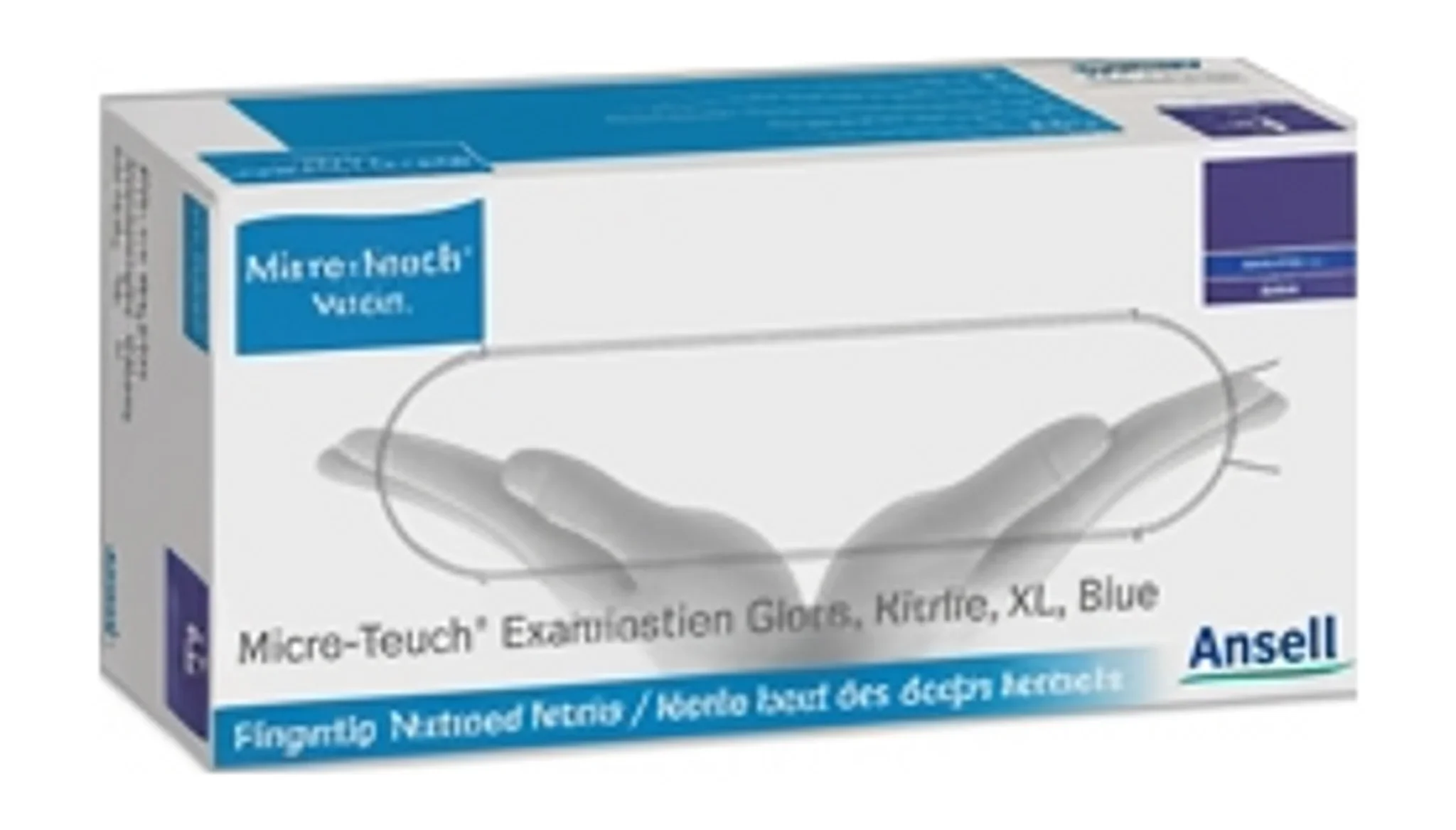 Micro-Touch® Examination Glove, Nitrile, XL, Blue