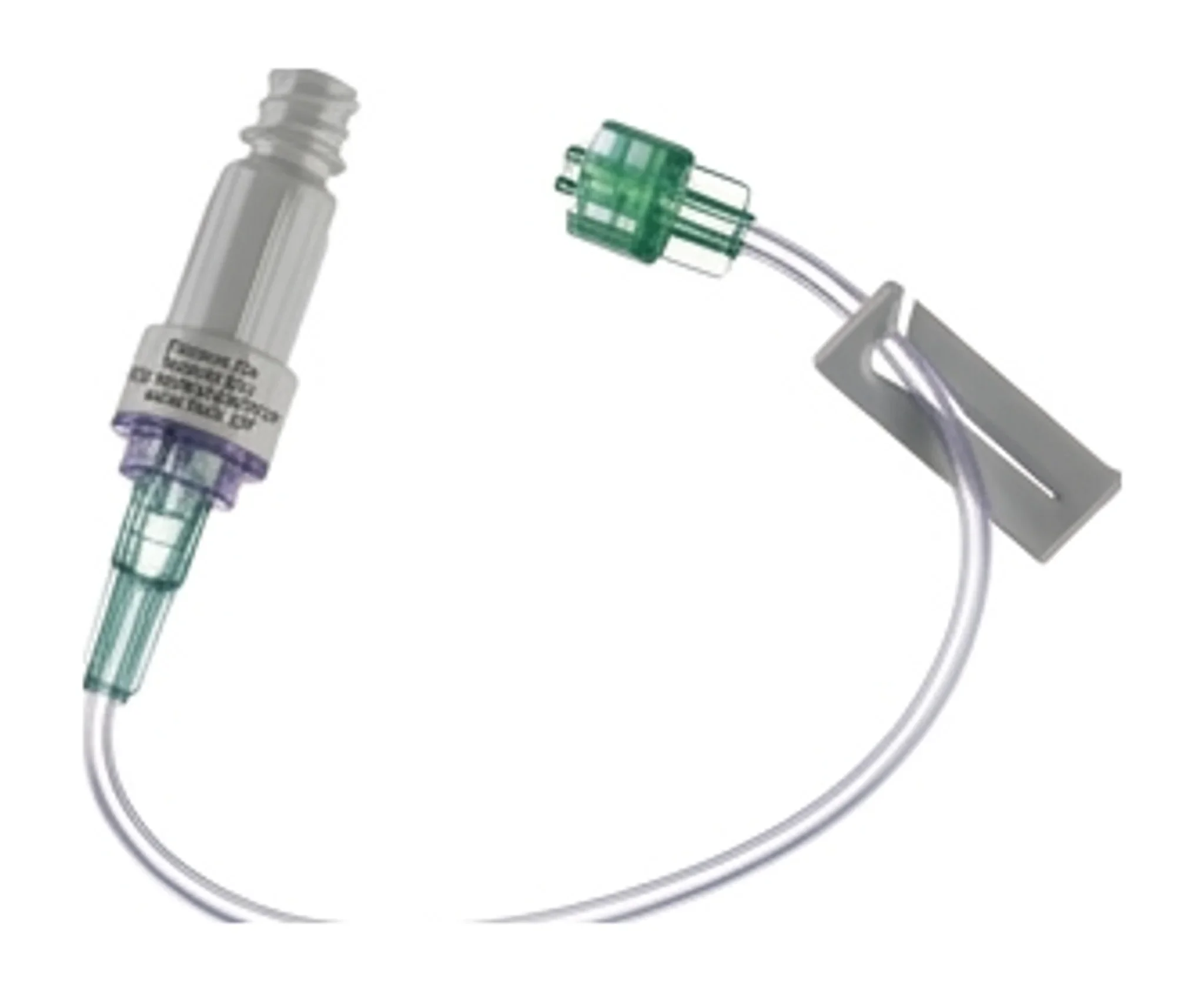 Extension Set, Standard Bore, With Bonded CARESITE® Valve, 0.5mL, L8"