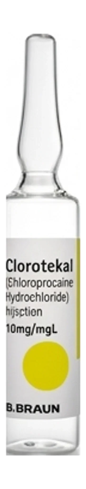 Clorotekal (Chloroprocaine Hydrochloride) Injection 10mg/mgL