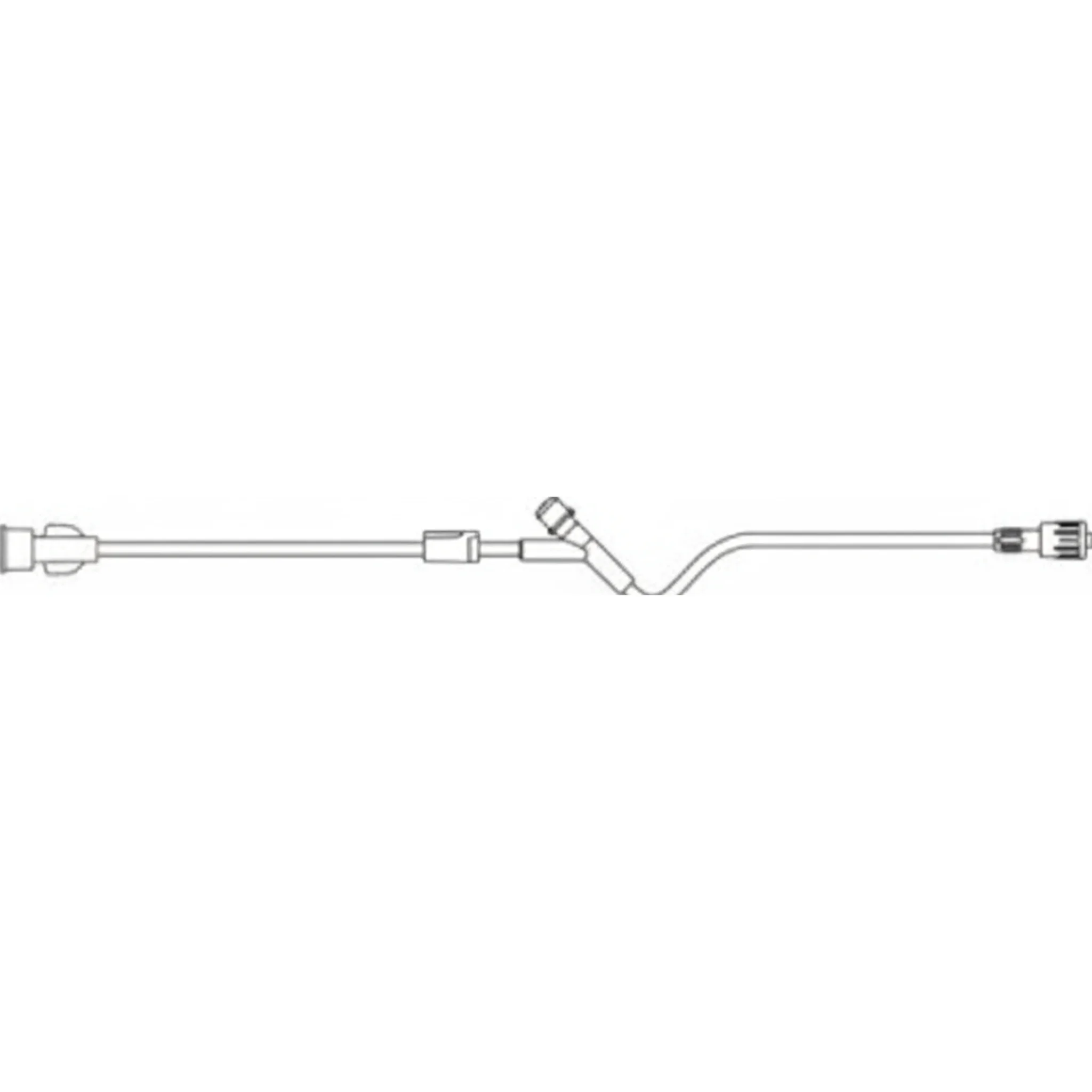 Extension Set, Standard Bore, with One Non Needle Free Injection Site, 1.4mL, L7"