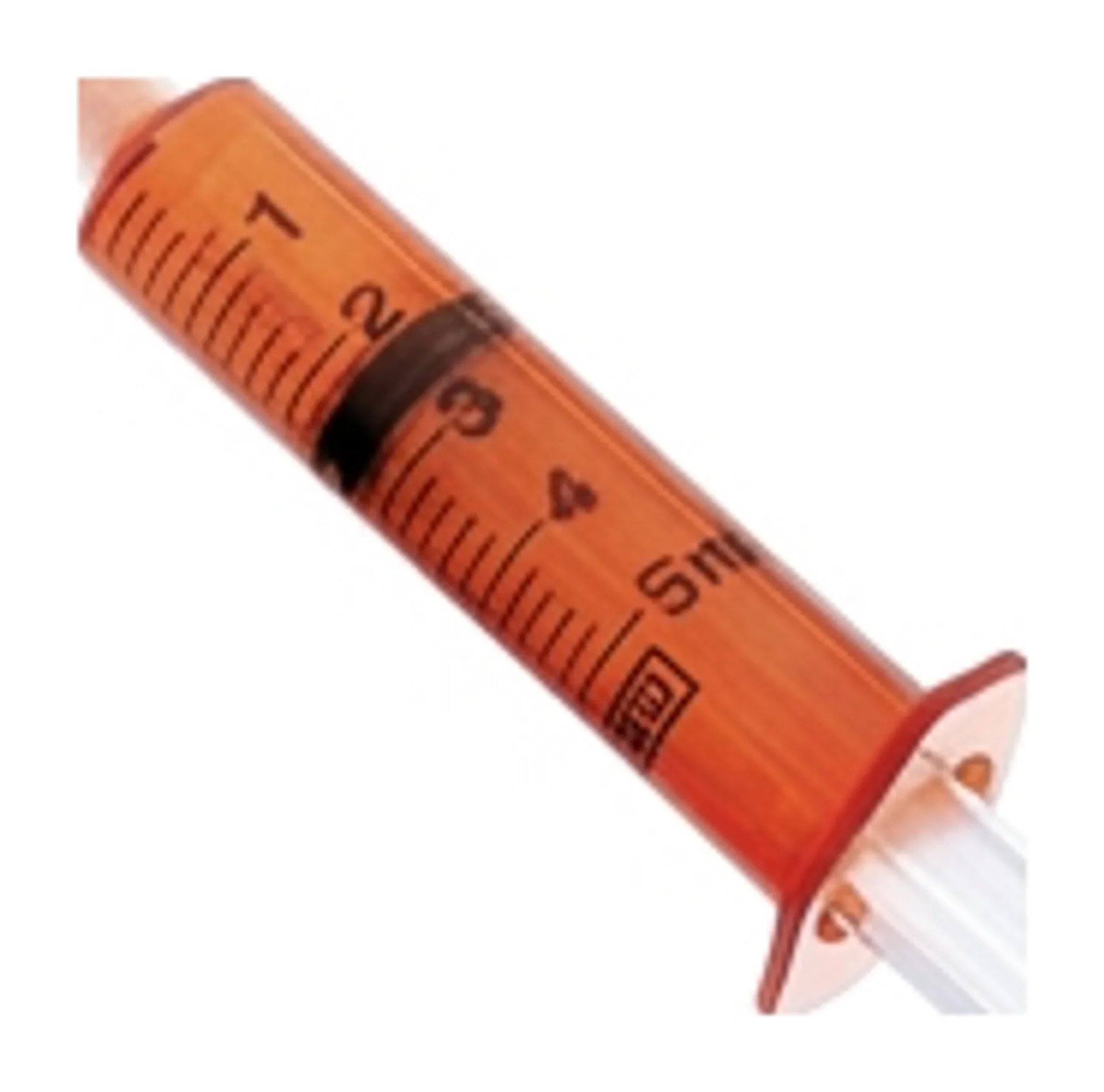 Oral Syringe, Tip Cap, 5mL, Amber