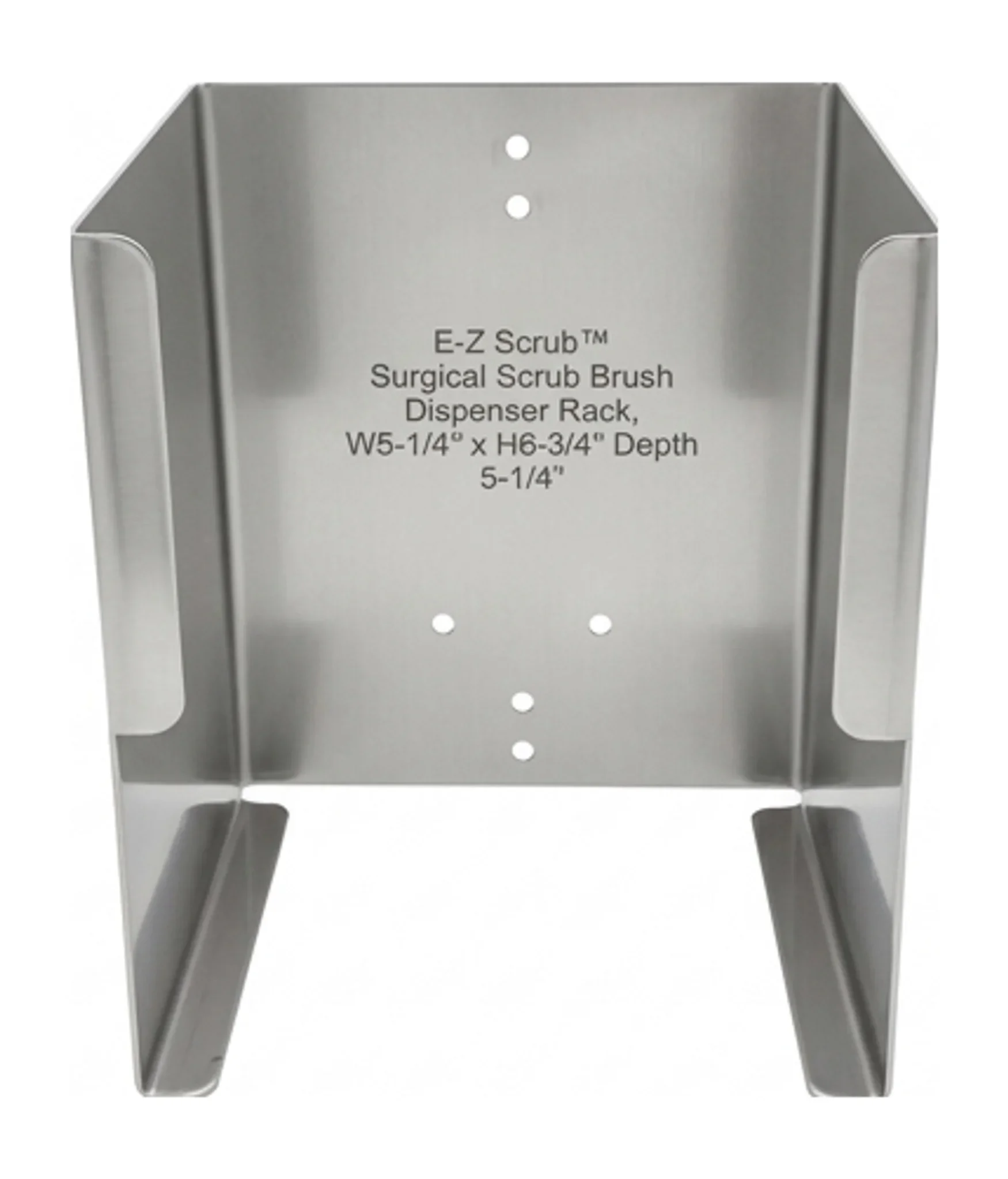 E-Z Scrub™ Surgical Scrub Brush Dispenser Rack, W5-1/4" x H6-3/4" Depth 5-1/4"