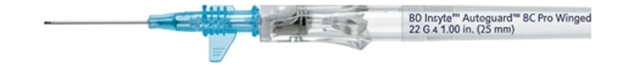 BD Insyte™ Autoguard™ BC Pro Winged 22 G x 1.00 in. (25 mm)