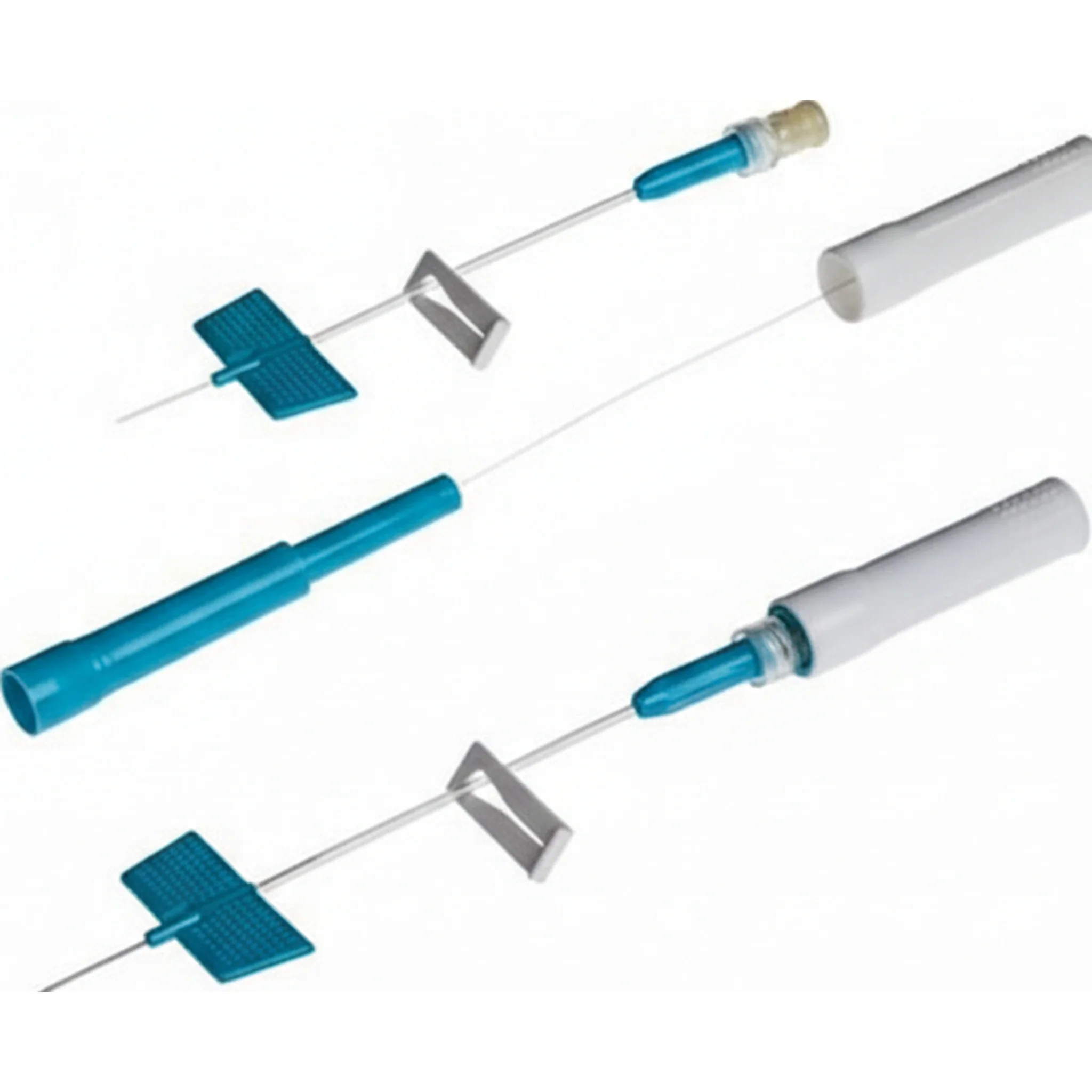 Saf-T-Intima™ IV Catheter Safety System, Y Adapter, L1" OD 18GA, Green