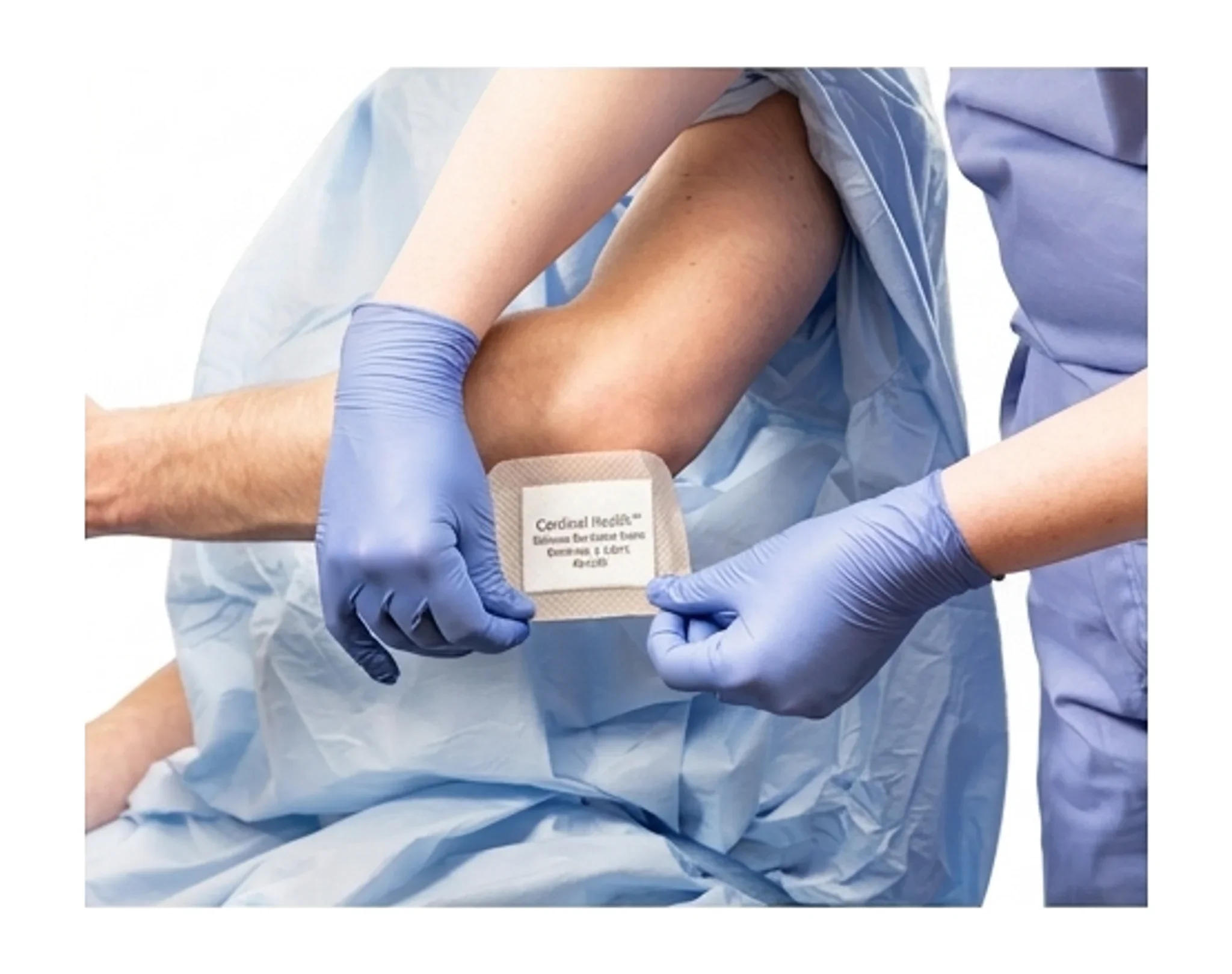 Cardinal Health™ Silicone Bordered Foam Dressing, 5-Layer, 4X12IN