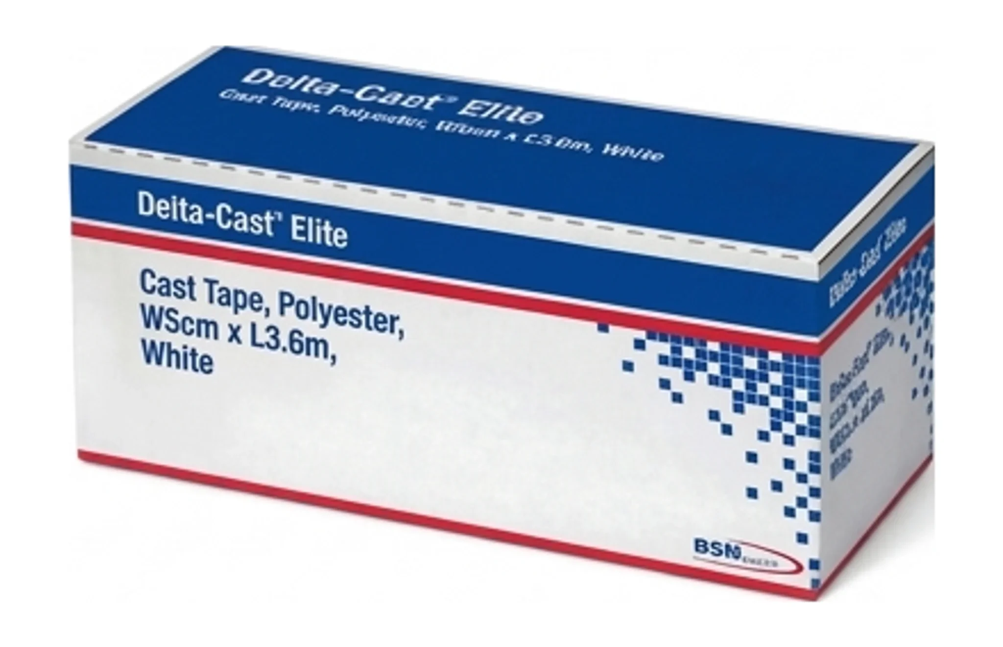 Delta-Cast® Elite Cast Tape, Polyester, W5cm x L3.6m, White