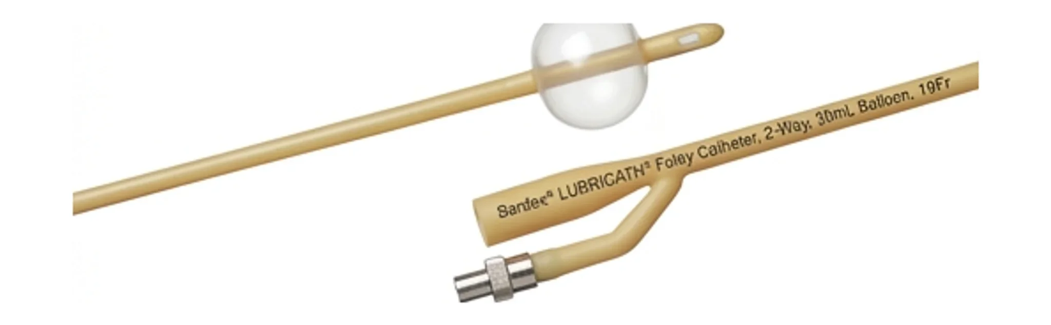 Bardex® LUBRICATH® Foley Catheter, 2-Way, 30mL Balloon, 16Fr