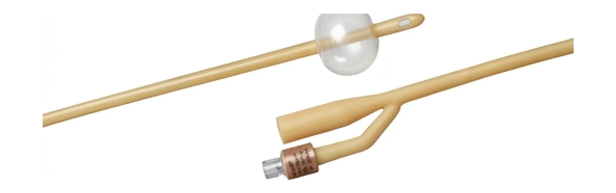 Bardex® Lubricath® Foley Catheter, 2-Way, OD 14Fr, 5cc Balloon