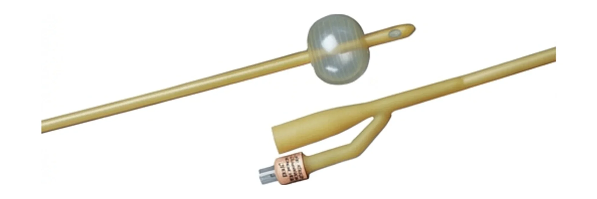 Bardia® Foley Catheter, 2-Way Silicone Elastomer With 5cc Balloon, 24Fr