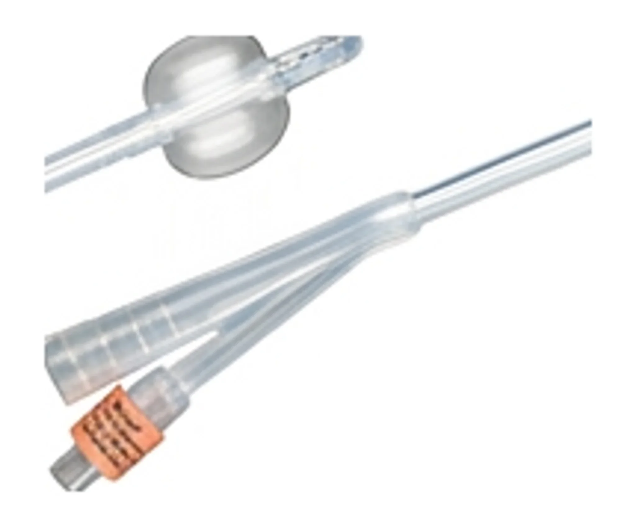 Bardex® Foley Catheter, 2-Way, Uncoated, OD 16Fr, 5cc Balloon